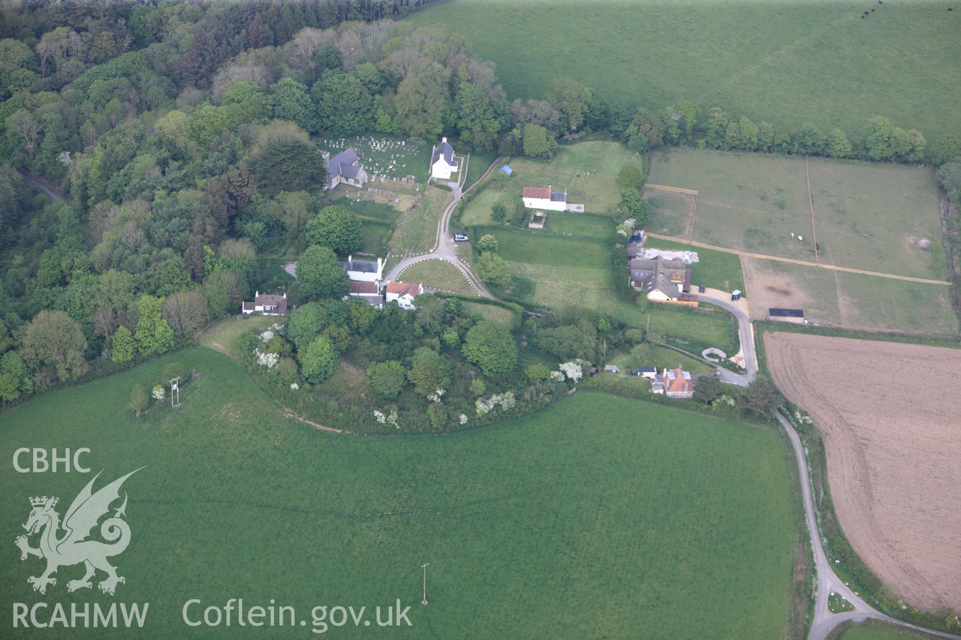 RCAHMW colour oblique photograph of Penrice Castle Ring. Taken by Toby Driver and Oliver Davies on 04/05/2011.