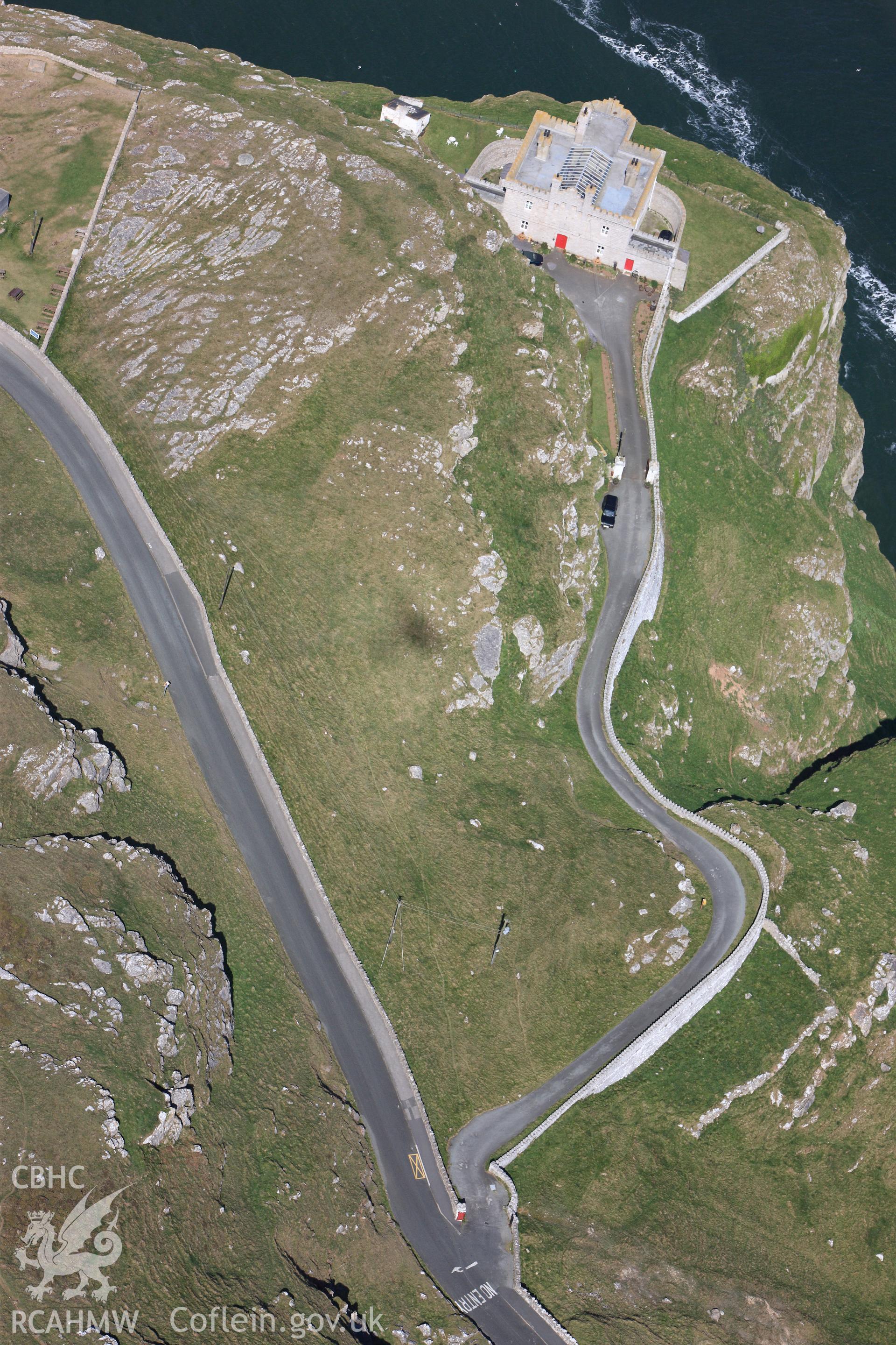 RCAHMW colour oblique photograph of Great Orme's Head Lighthouse. Taken by Toby Driver on 03/05/2011.