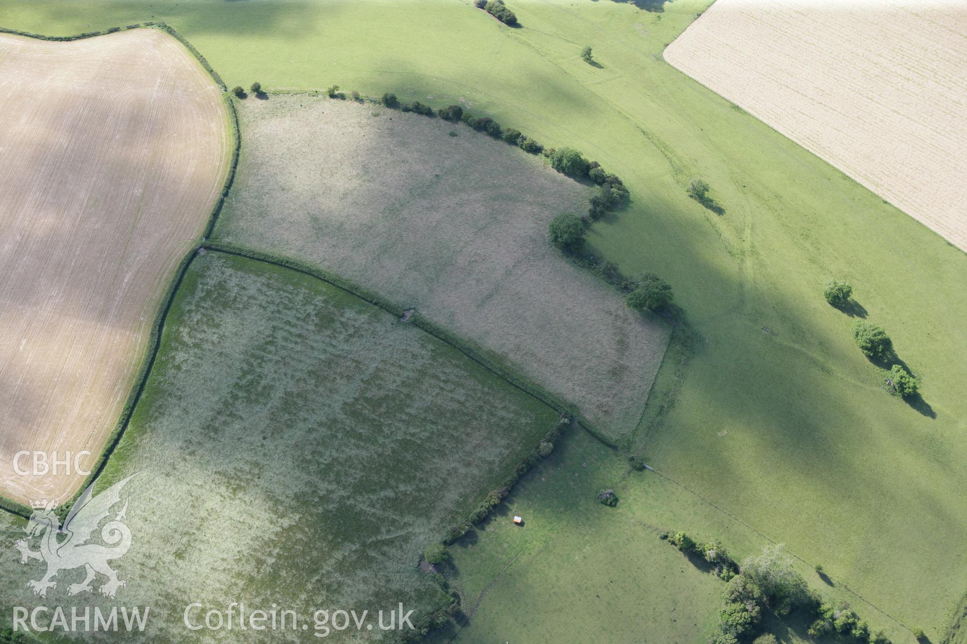 RCAHMW colour oblique photograph of Flemingston. Taken by Toby Driver on 13/06/2011.