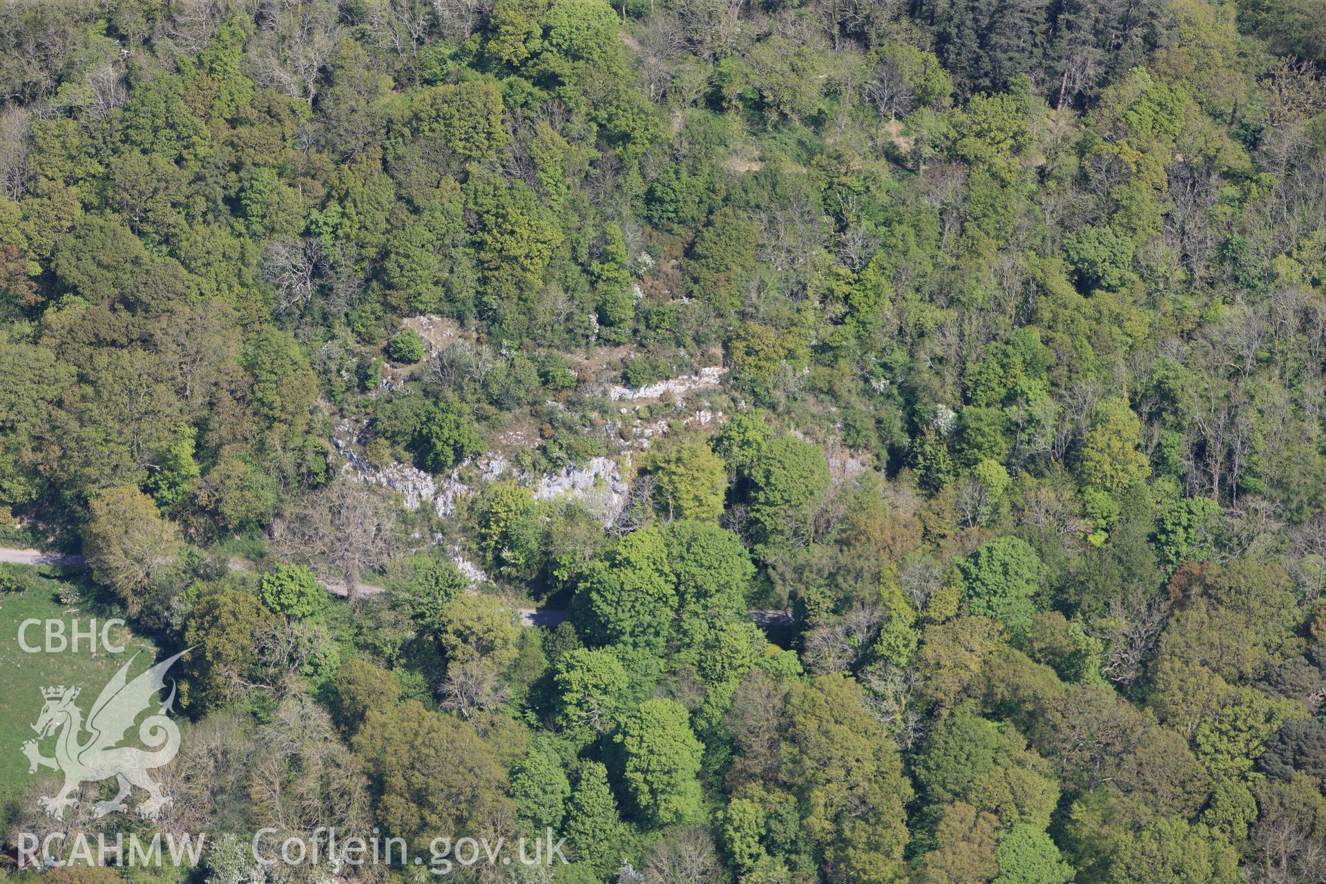 RCAHMW colour oblique photograph of Bont Newydd Cave. Taken by Toby Driver on 03/05/2011.