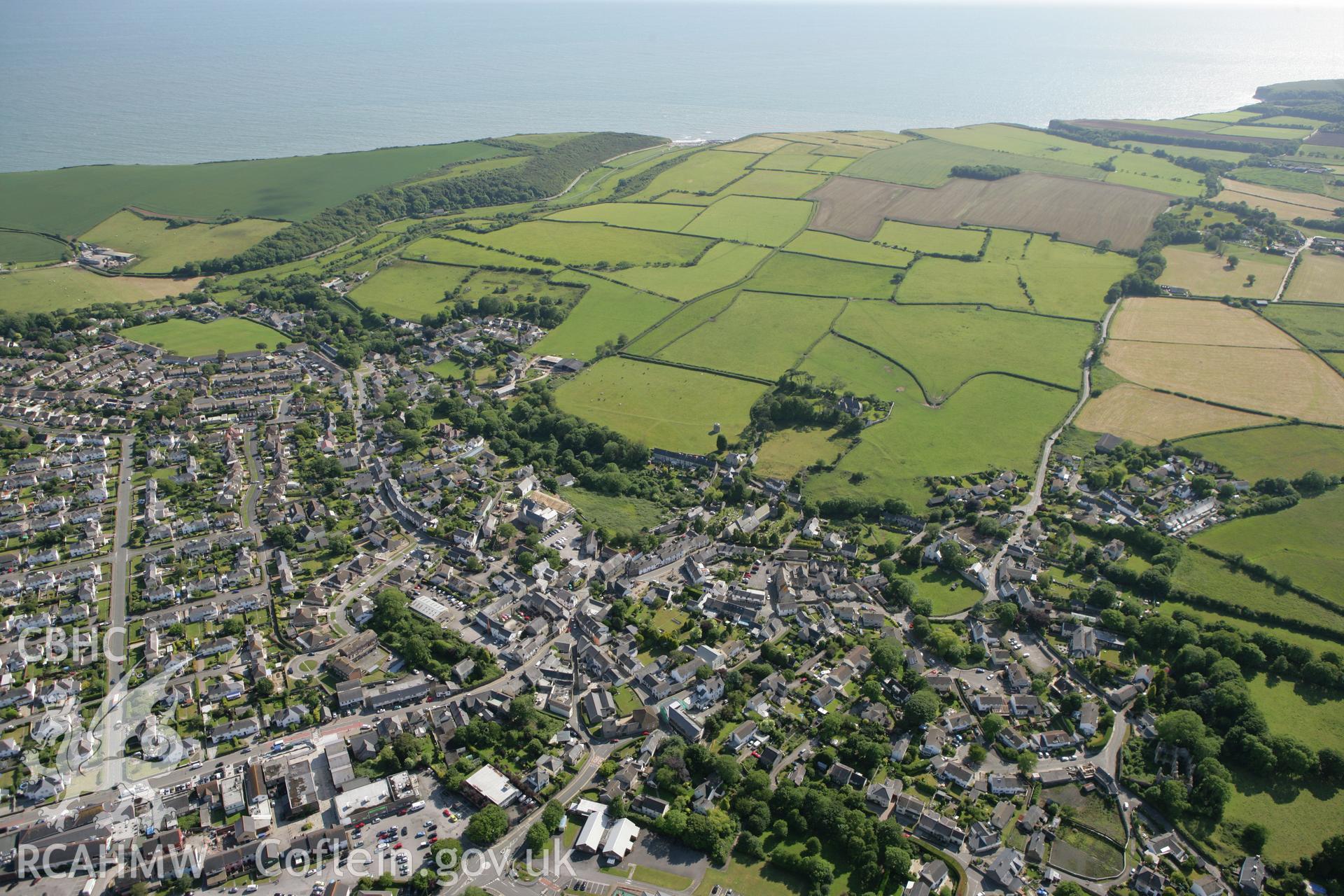 RCAHMW colour oblique photograph of Llantwit Major Grange. Taken by Toby Driver on 13/06/2011.