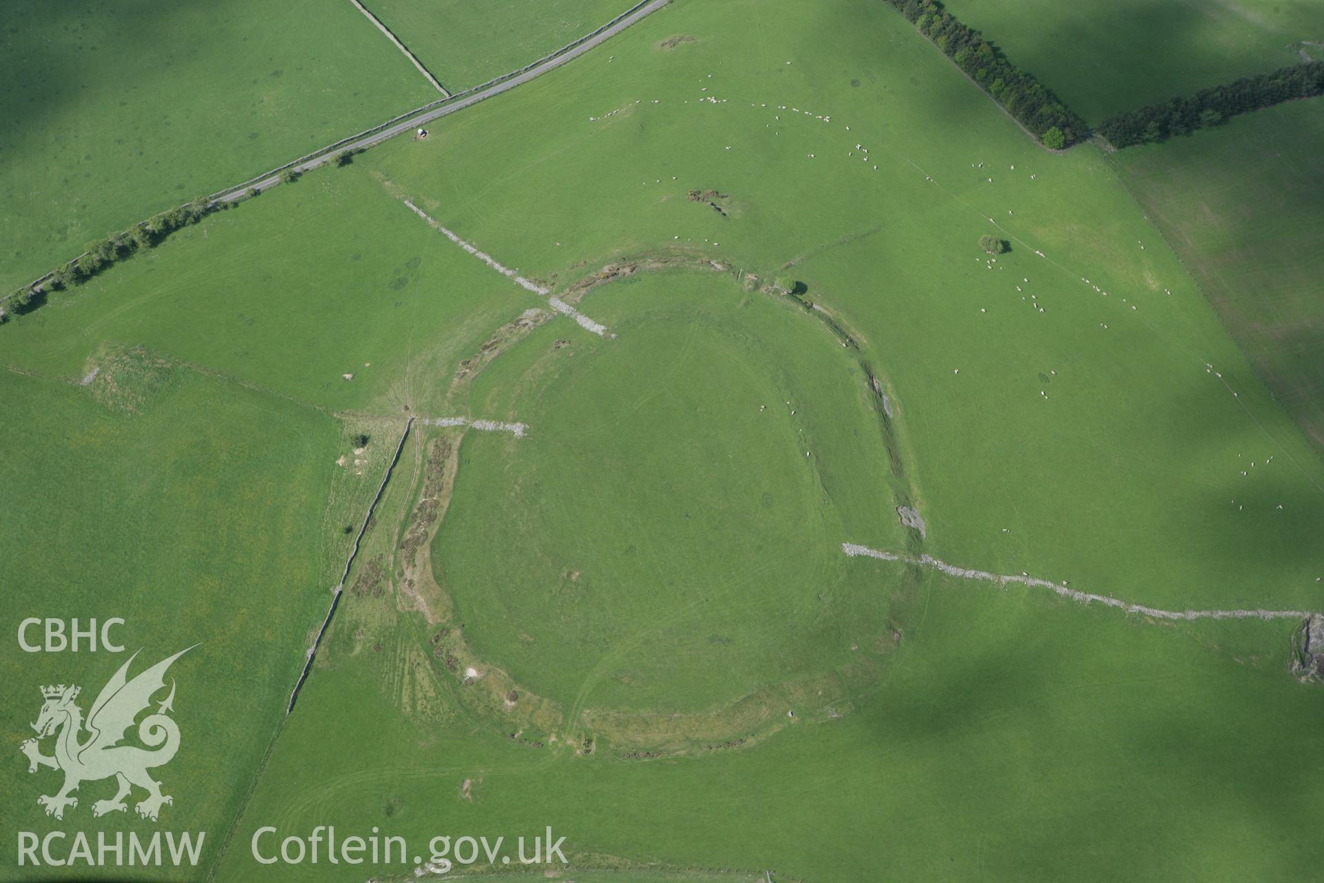 RCAHMW colour oblique photograph of Caer Caradog. Taken by Toby Driver on 03/05/2011.