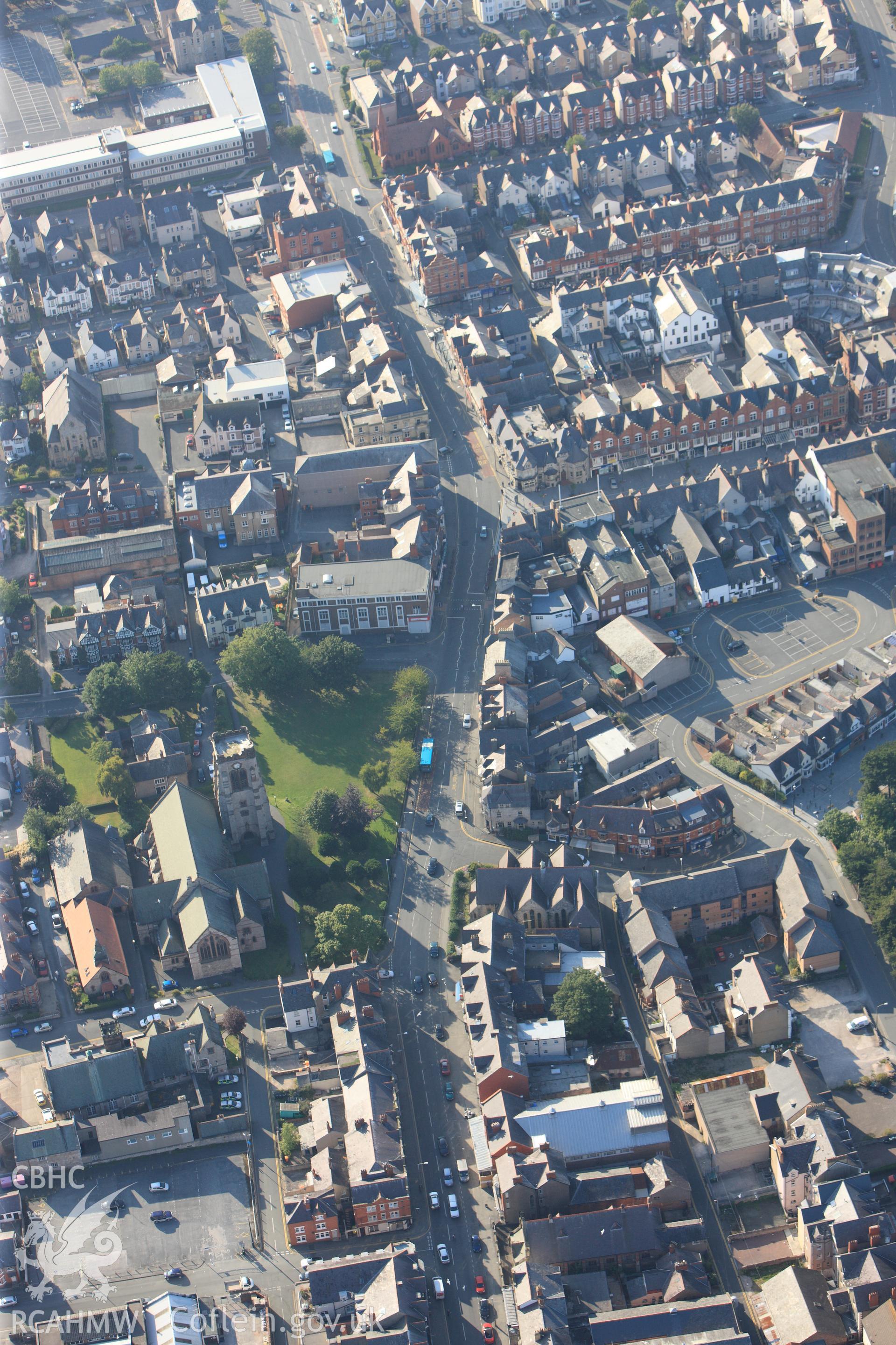RCAHMW colour oblique photograph of St Paul's Church. Taken by Toby Driver and Oliver Davies on 27/07/2011.