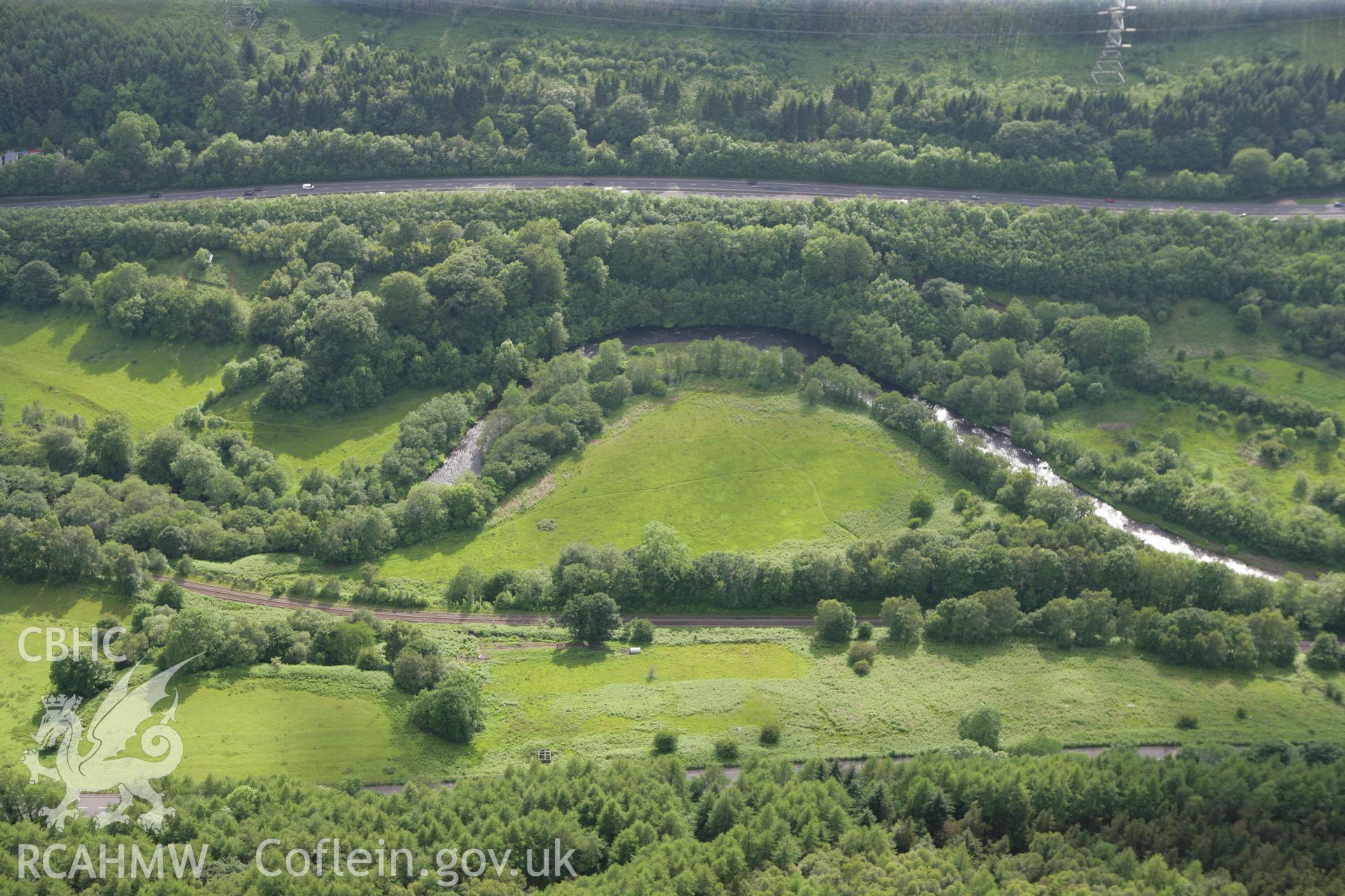 RCAHMW colour oblique photograph of Merthyr Tramroad. Taken by Toby Driver on 13/06/2011.