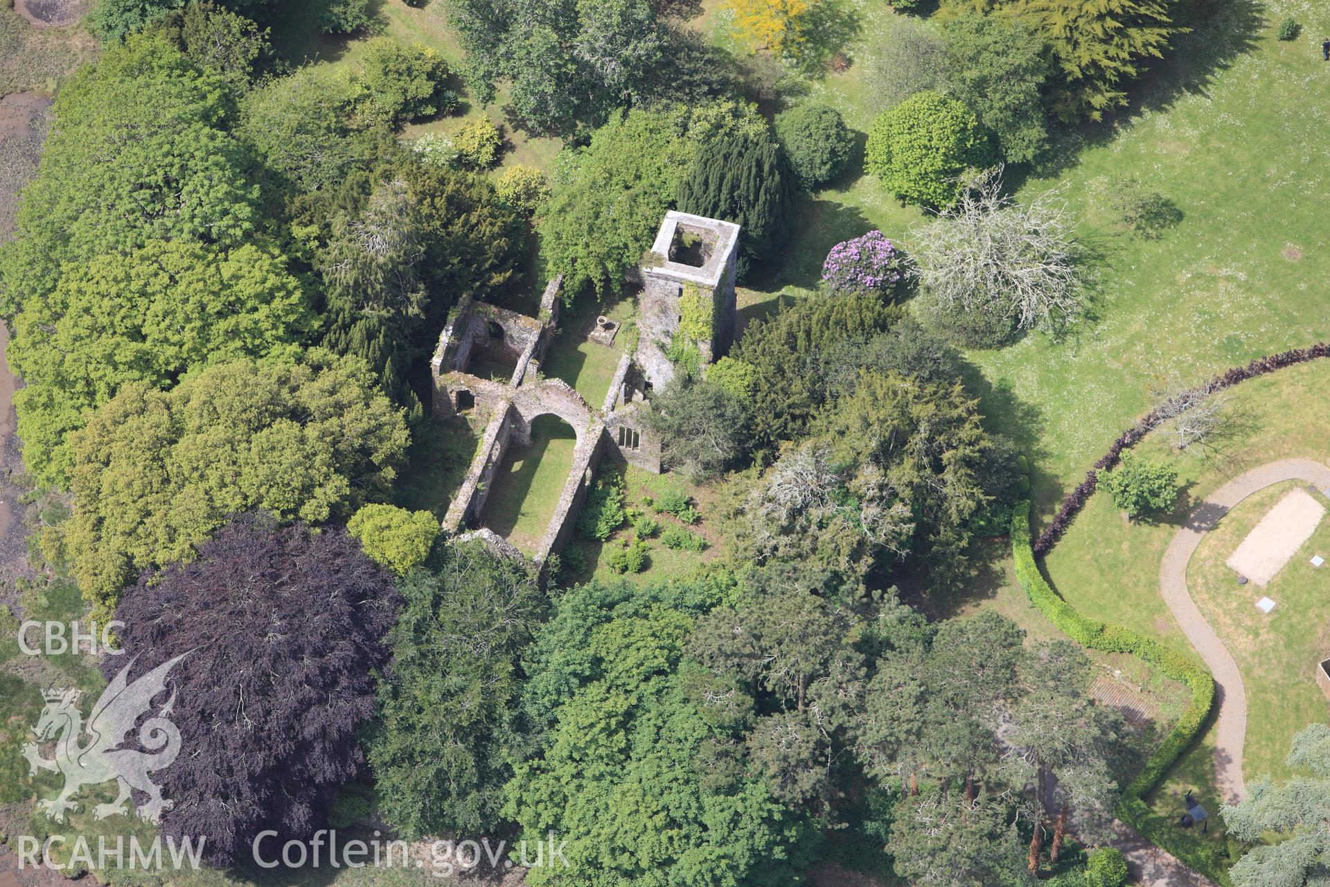 RCAHMW colour oblique photograph of St John's Church, Slebech. Taken by Toby Driver on 24/05/2011.