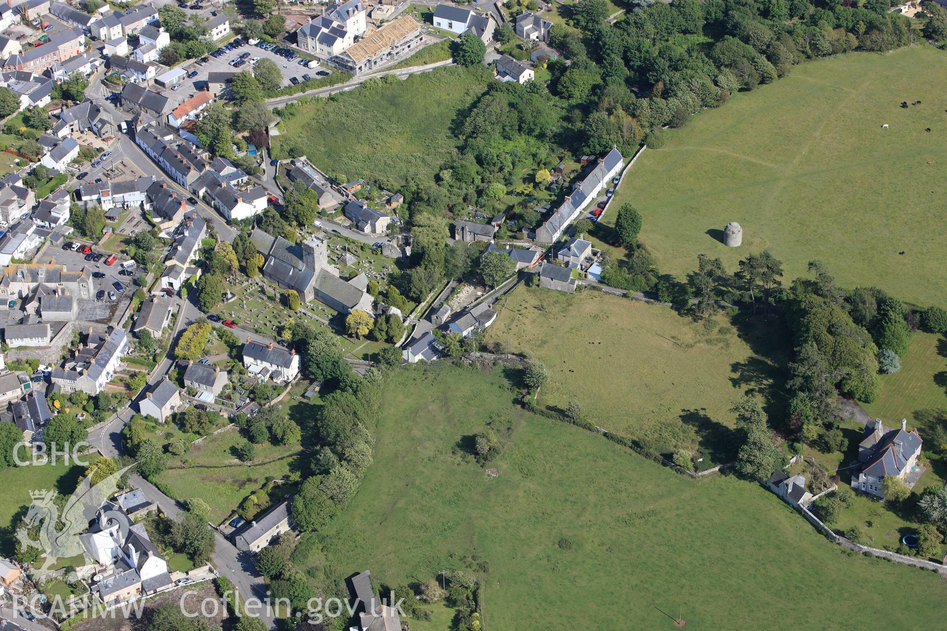 RCAHMW colour oblique photograph of Llantwit Major Grange. Taken by Toby Driver on 13/06/2011.