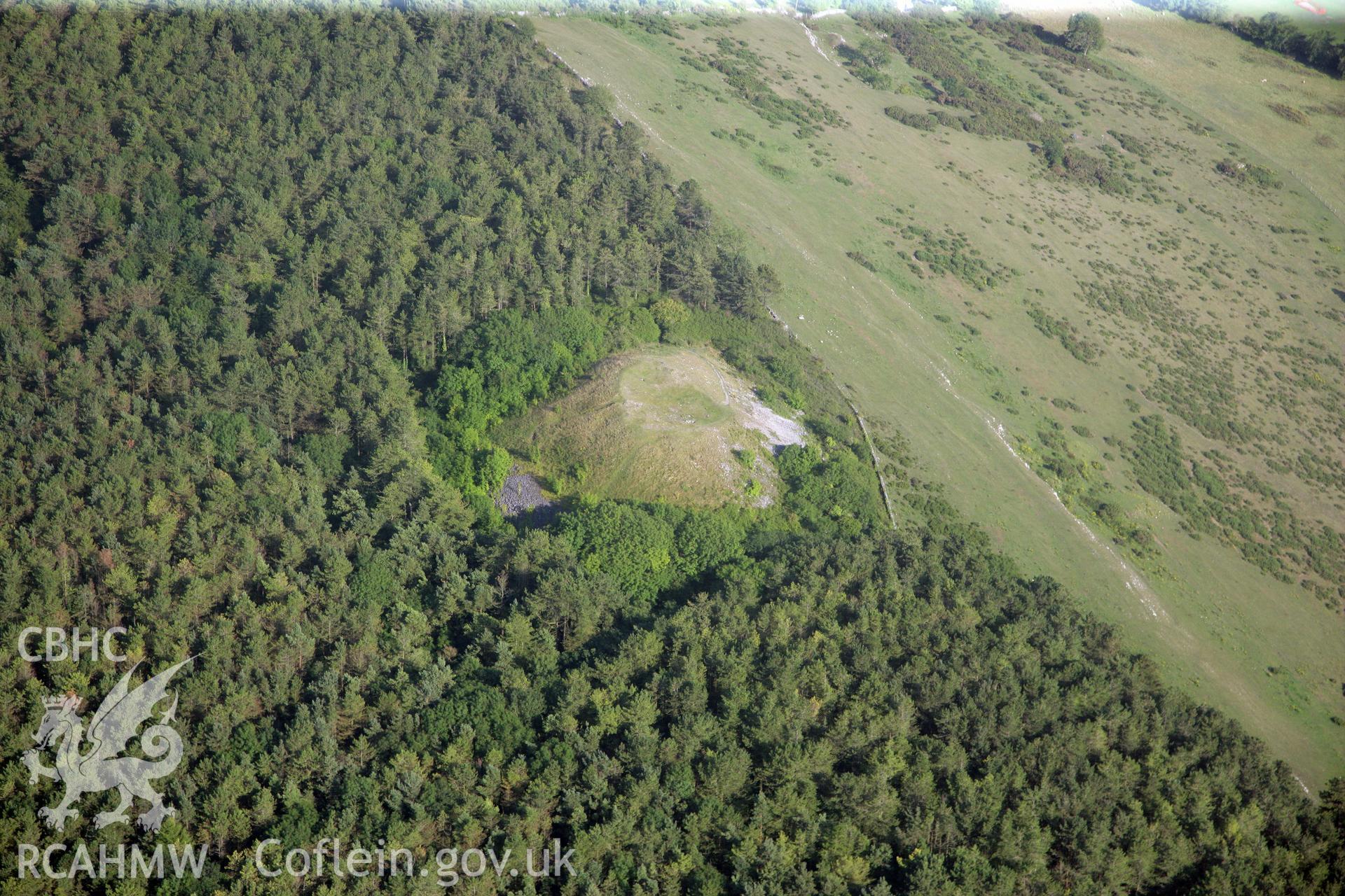 RCAHMW colour oblique photograph of Gop Cairn. Taken by Toby Driver and Oliver Davies on 27/07/2011.