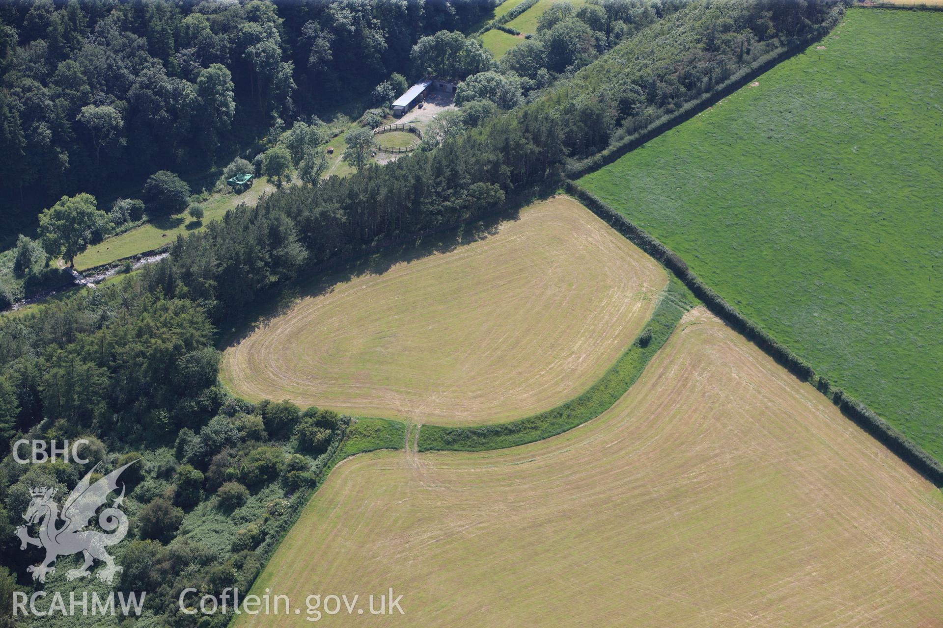 RCAHMW colour oblique photograph of Gilfach Hafel. Taken by Toby Driver and Oliver Davies on 28/06/2011.