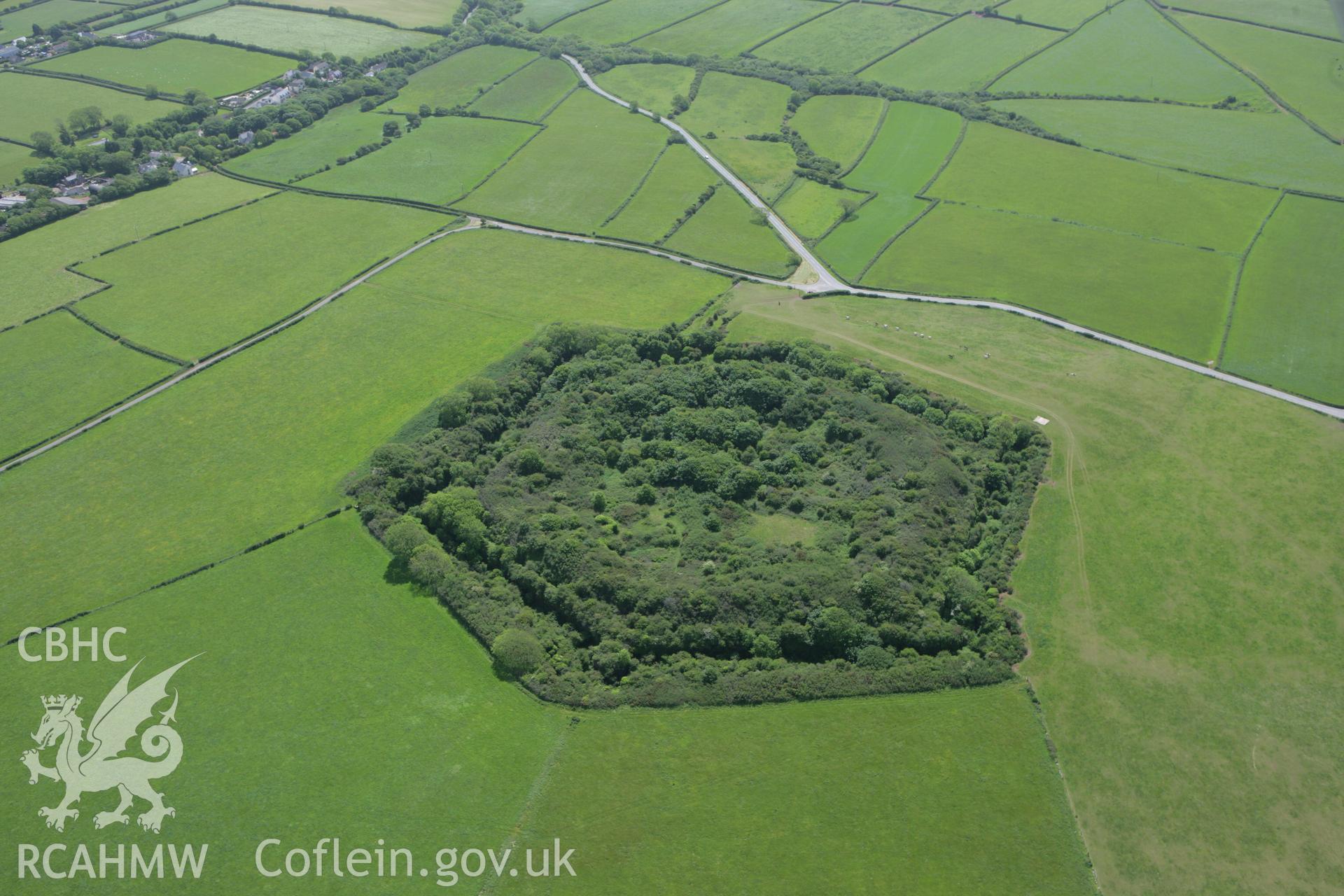 RCAHMW colour oblique photograph of Scoveston Fort. Taken by Toby Driver on 24/05/2011.