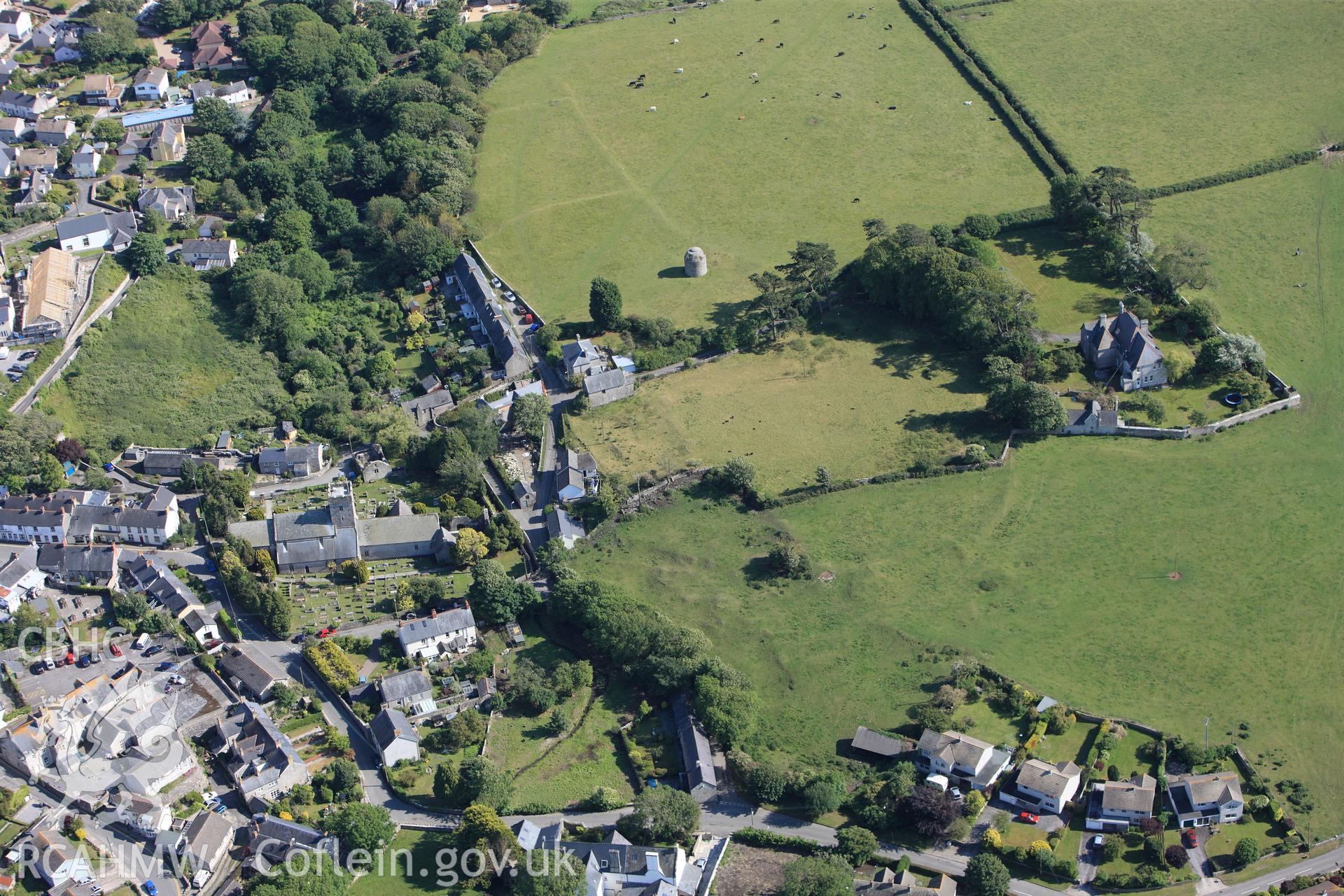 RCAHMW colour oblique photograph of Llantwit Major Grange. Taken by Toby Driver on 13/06/2011.