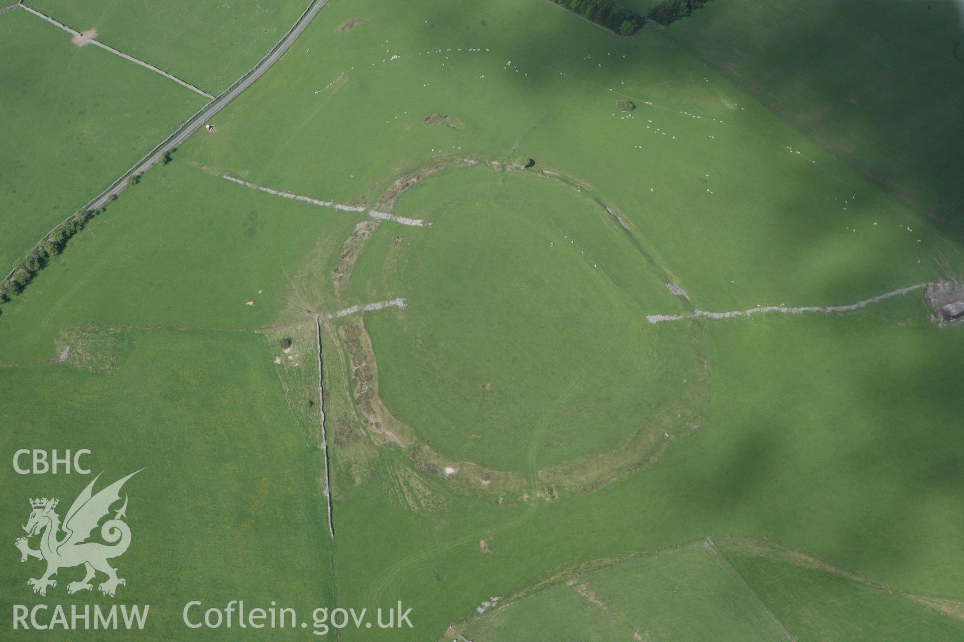 RCAHMW colour oblique photograph of Caer Caradog. Taken by Toby Driver on 03/05/2011.