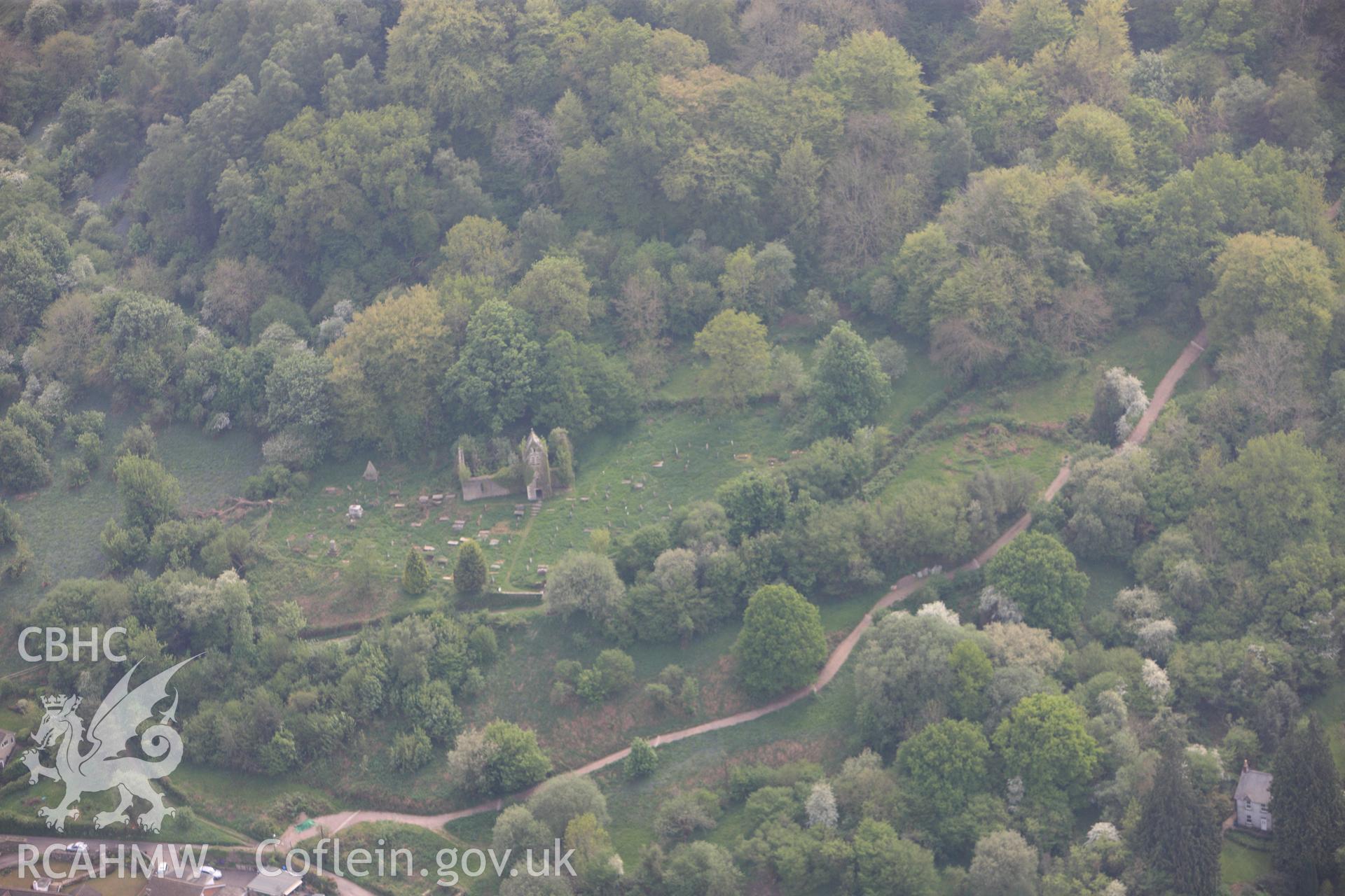 RCAHMW colour oblique photograph of St Mary's Church, Tintern. Taken by Toby Driver on 26/04/2011.