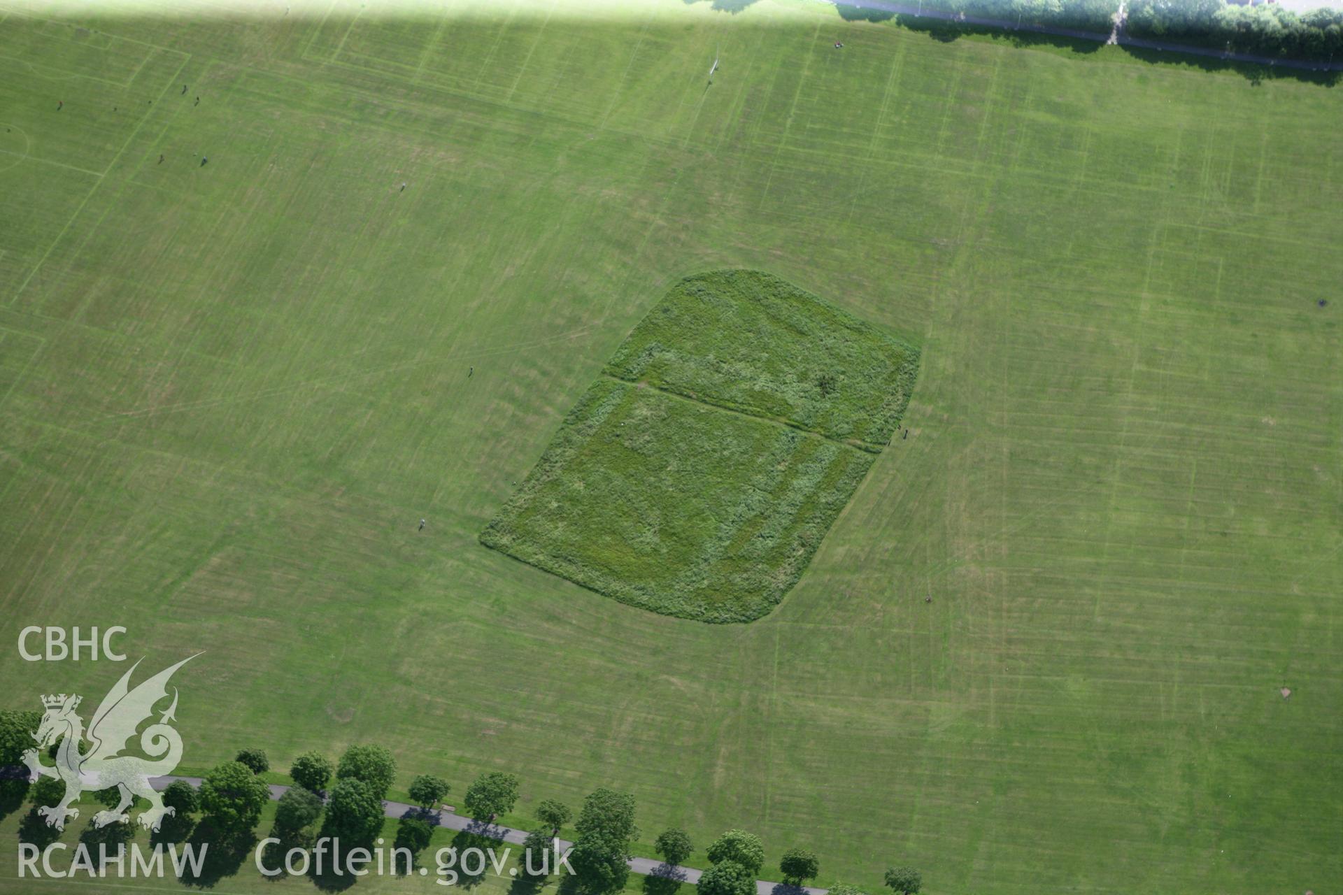 RCAHMW colour oblique photograph of Ely Roman villa. Taken by Toby Driver on 13/06/2011.