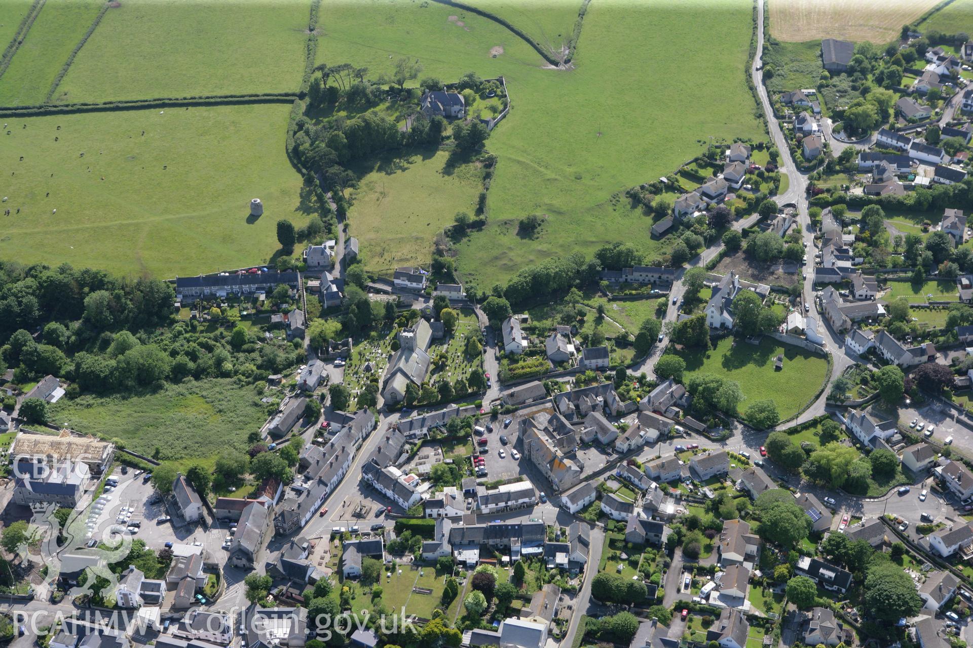 RCAHMW colour oblique photograph of Llantwit Major Grange. Taken by Toby Driver on 13/06/2011.