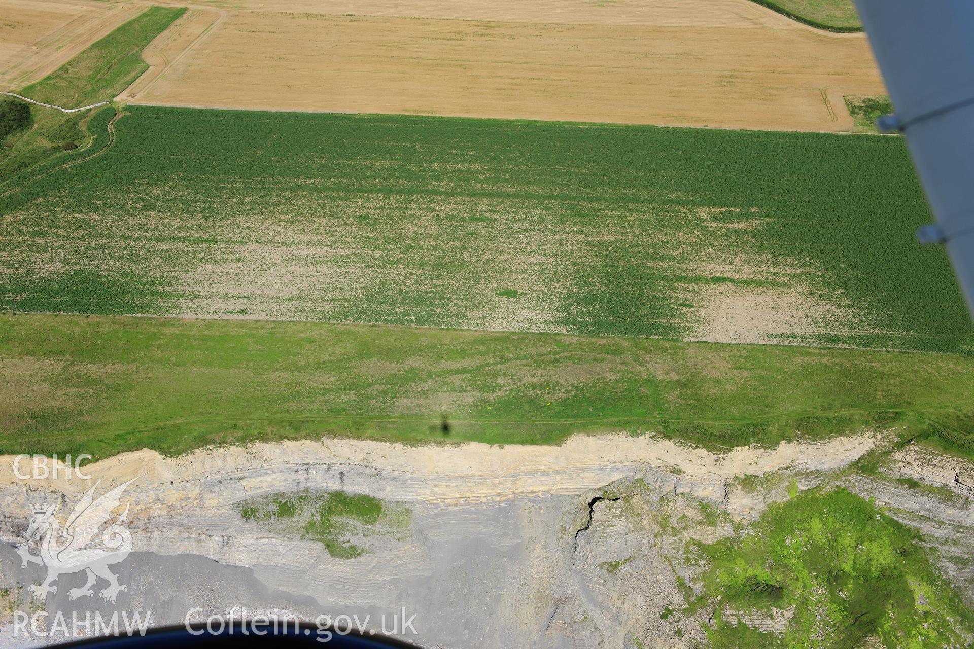 RCAHMW colour oblique photograph of Whitmore Stairs promontory fort. Taken by Toby Driver on 24/07/2012.