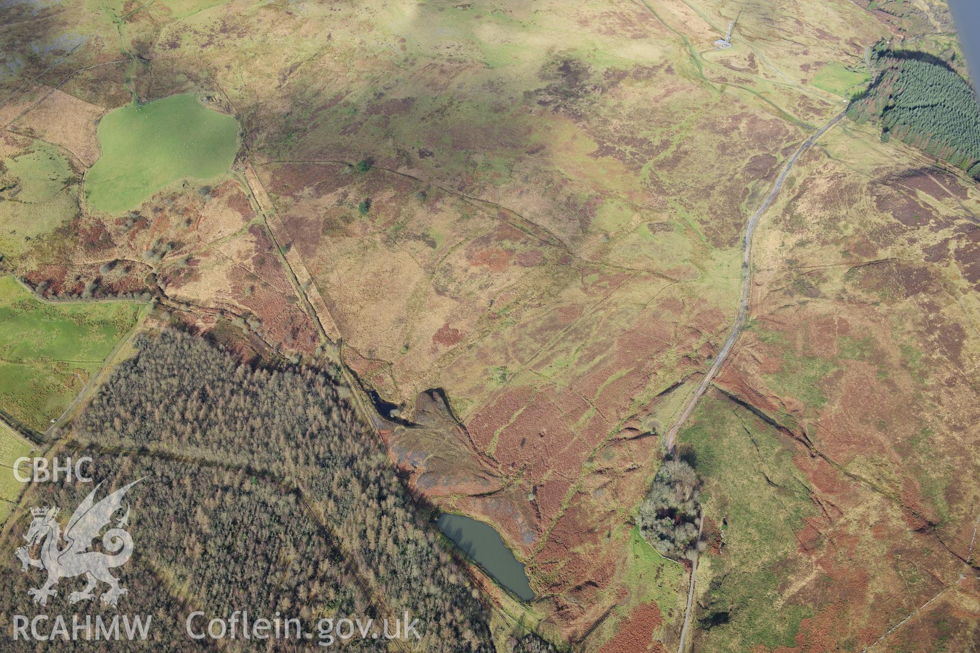 RCAHMW colour oblique photograph of Blaen-nant Colliery. Taken by Toby Driver on 28/11/2012.