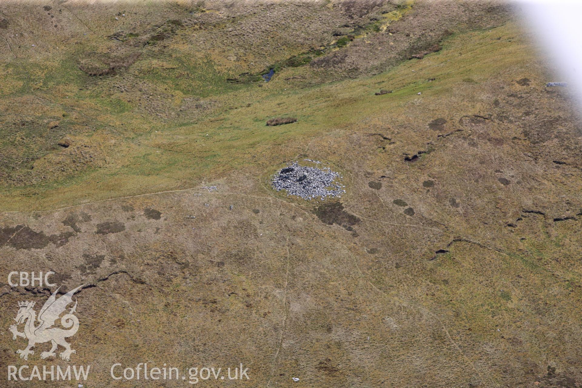 RCAHMW colour oblique photograph of Gamriw Carn IV. Taken by Toby Driver on 28/05/2012.