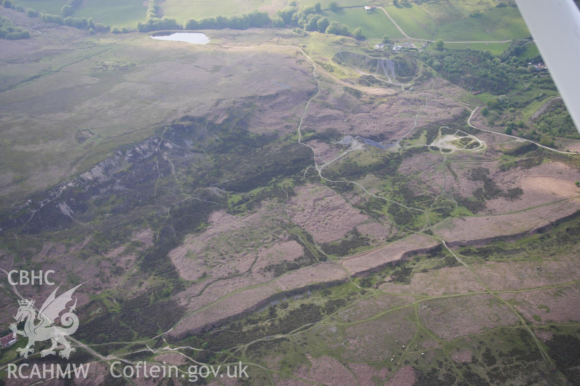 RCAHMW colour oblique photograph of Iron Ore Scouring, Upper Race, Pontypool. Taken by Toby Driver on 22/05/2012.