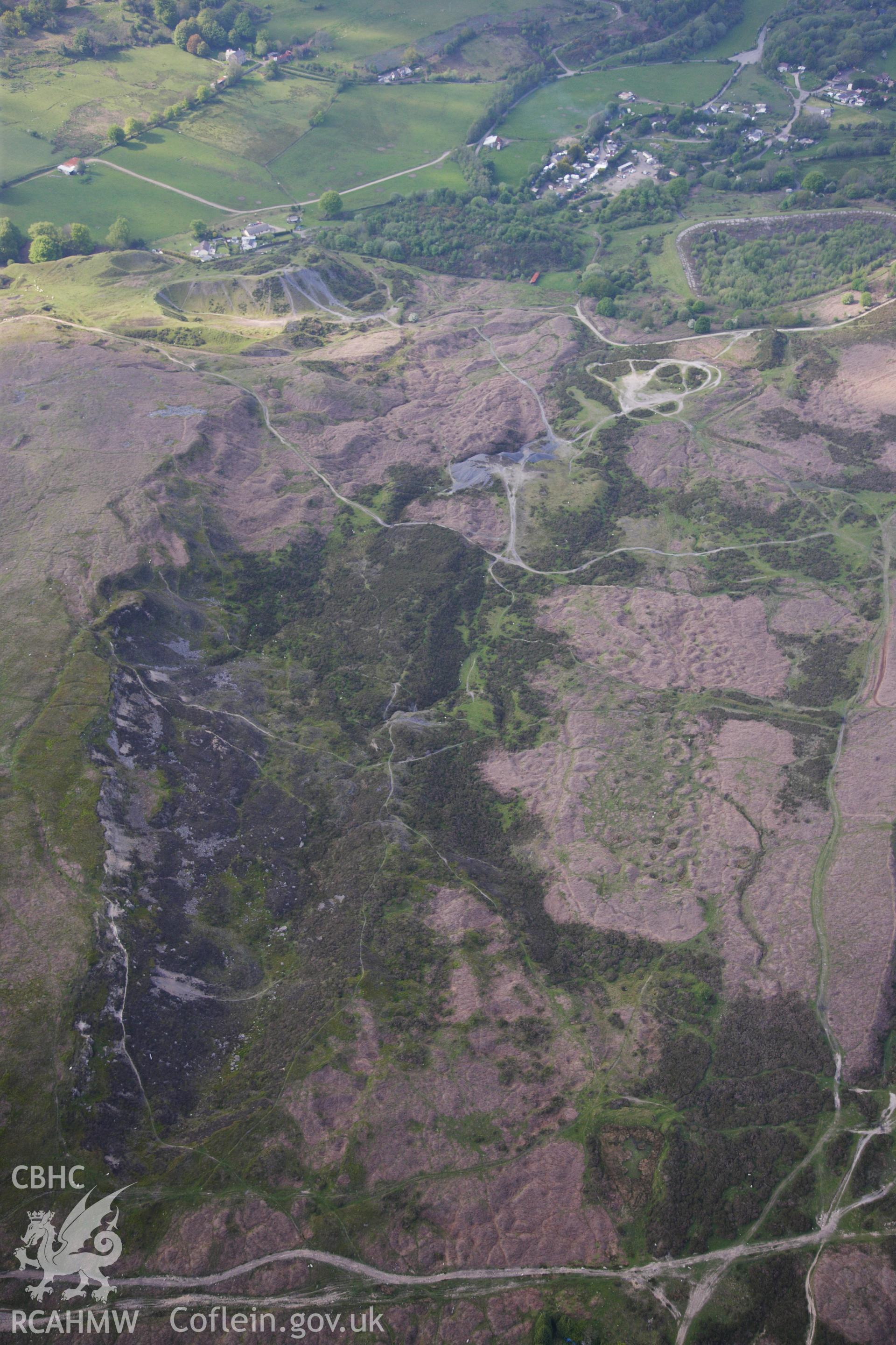 RCAHMW colour oblique photograph of Iron Ore Scouring, Upper Race, Pontypool. Taken by Toby Driver on 22/05/2012.