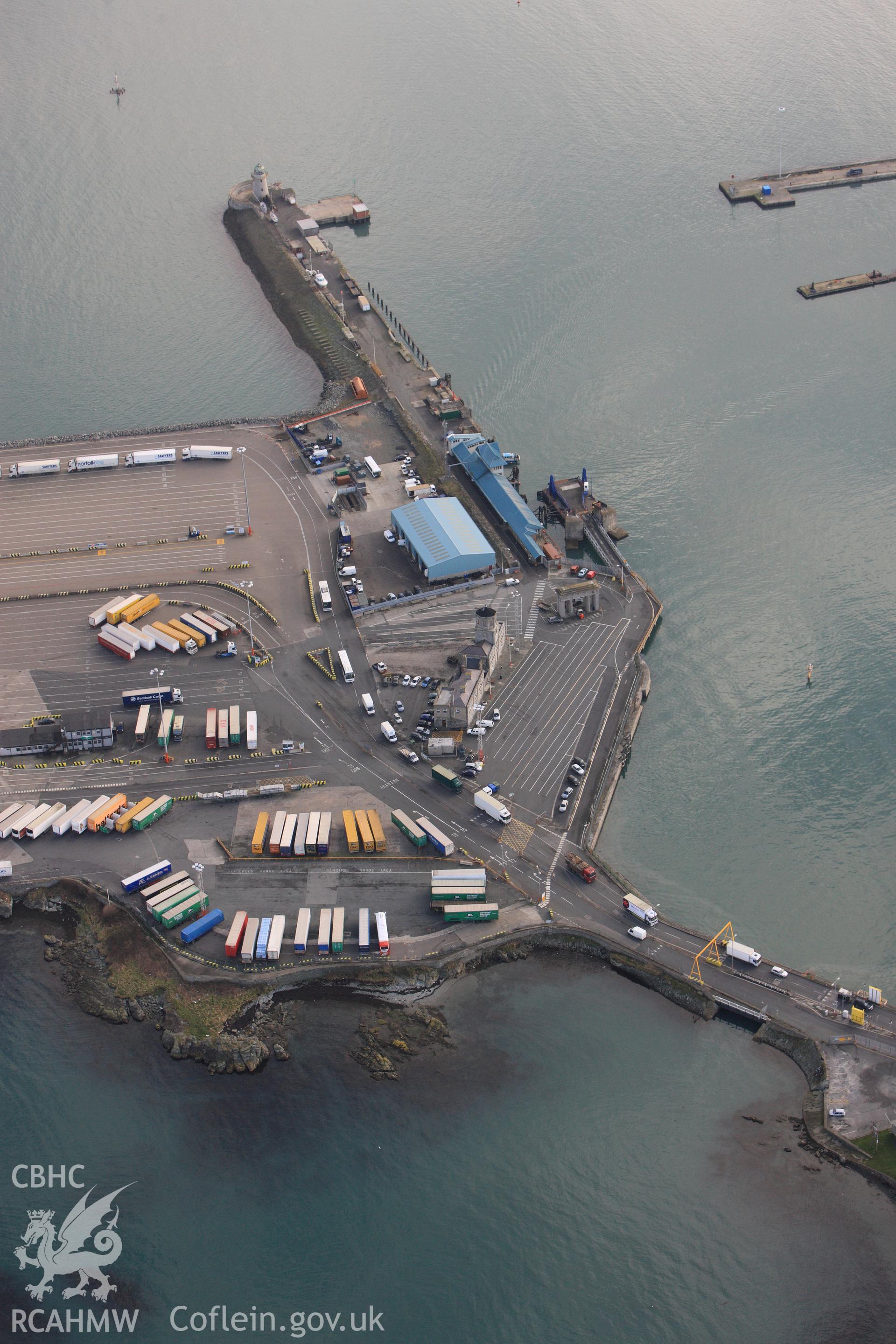 RCAHMW colour oblique photograph of Customs House, Old Harbour. Taken by Toby Driver on 13/01/2012.