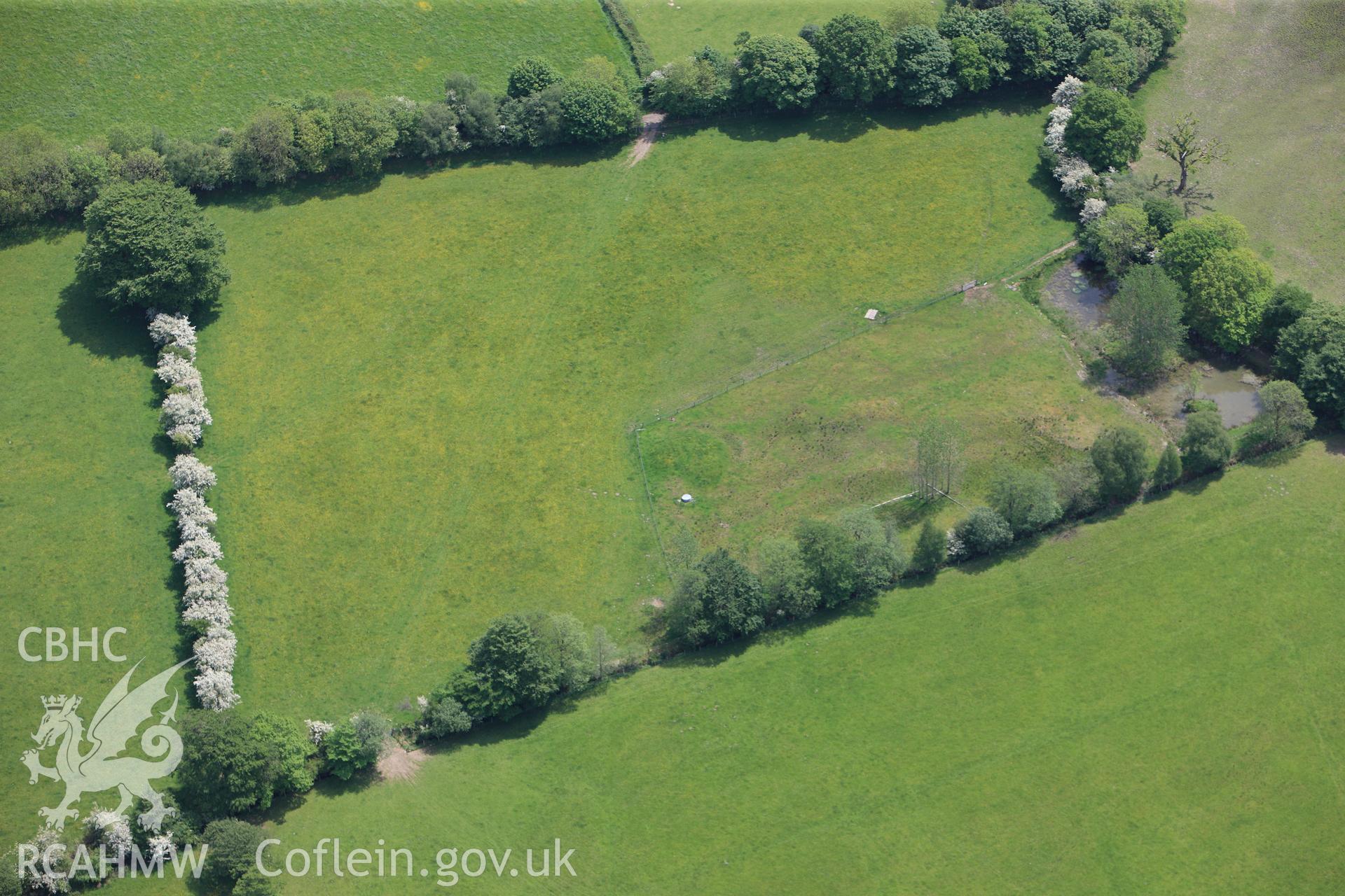 RCAHMW colour oblique photograph of Burnt Mound, North Of Glanrhocca. Taken by Toby Driver on 28/05/2012.