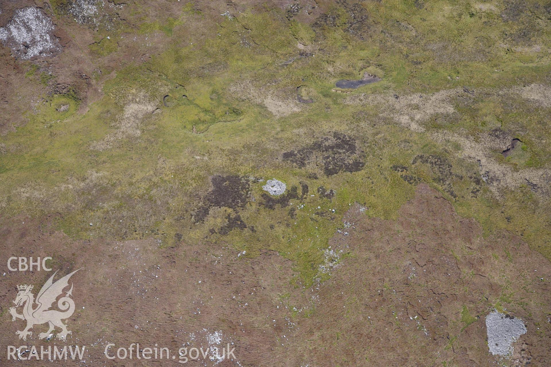 RCAHMW colour oblique photograph of Tair Carn Isaf, cairn A. Taken by Toby Driver on 22/05/2012.