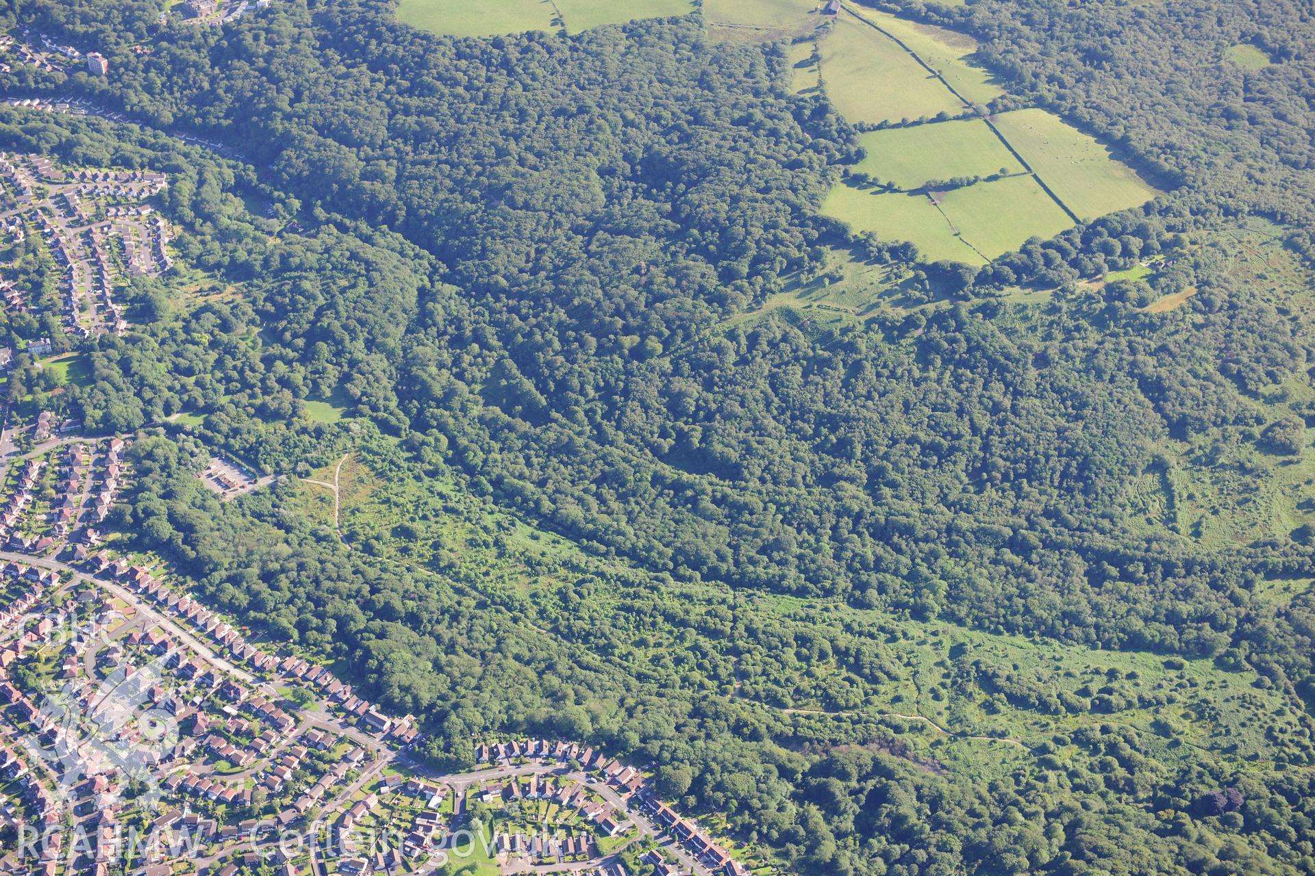 RCAHMW colour oblique photograph of Clyne Valley, industrial landscape. Taken by Toby Driver on 24/07/2012.