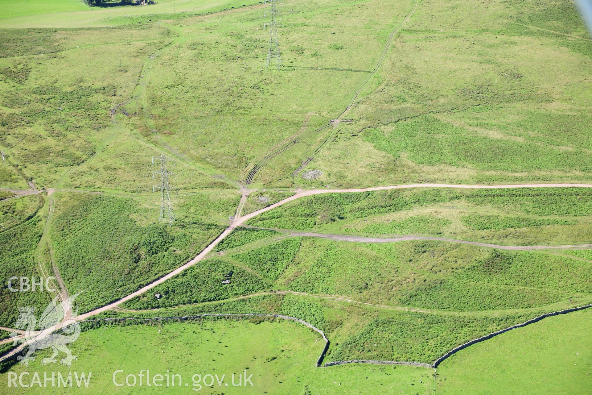 RCAHMW colour oblique photograph of Carneddi Llwydion, from south. Taken by Toby Driver on 24/07/2012.