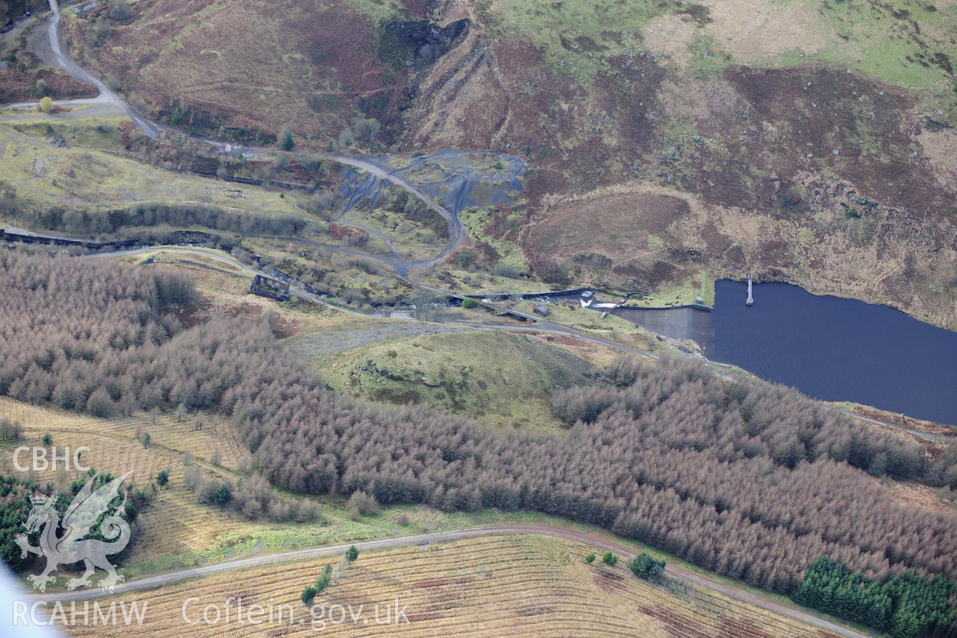 RCAHMW colour oblique photograph of Castell Nos Motte. Taken by Toby Driver on 28/11/2012.