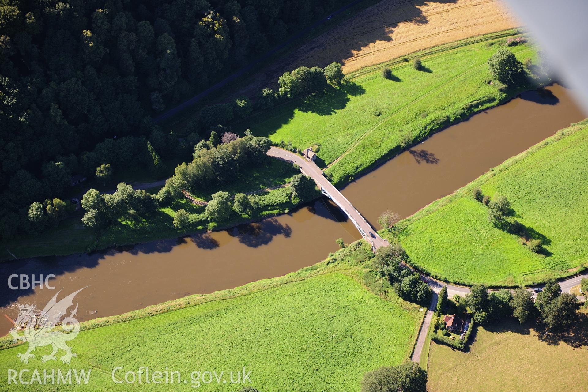 RCAHMW colour oblique photograph of Bigsweir Bridge. Taken by Toby Driver on 24/07/2012.