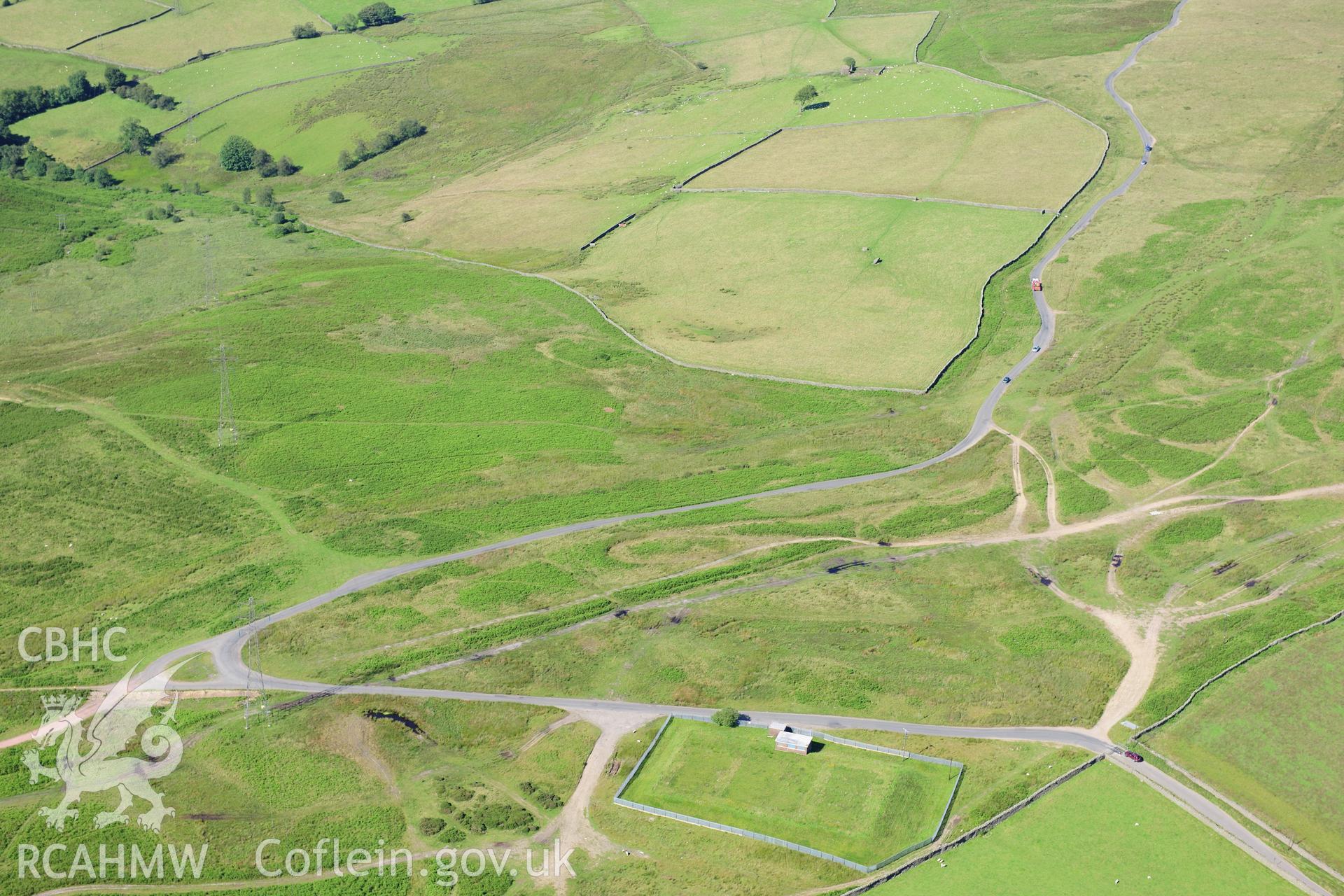 RCAHMW colour oblique photograph of Senghenydd Dyke, from south. Taken by Toby Driver on 24/07/2012.