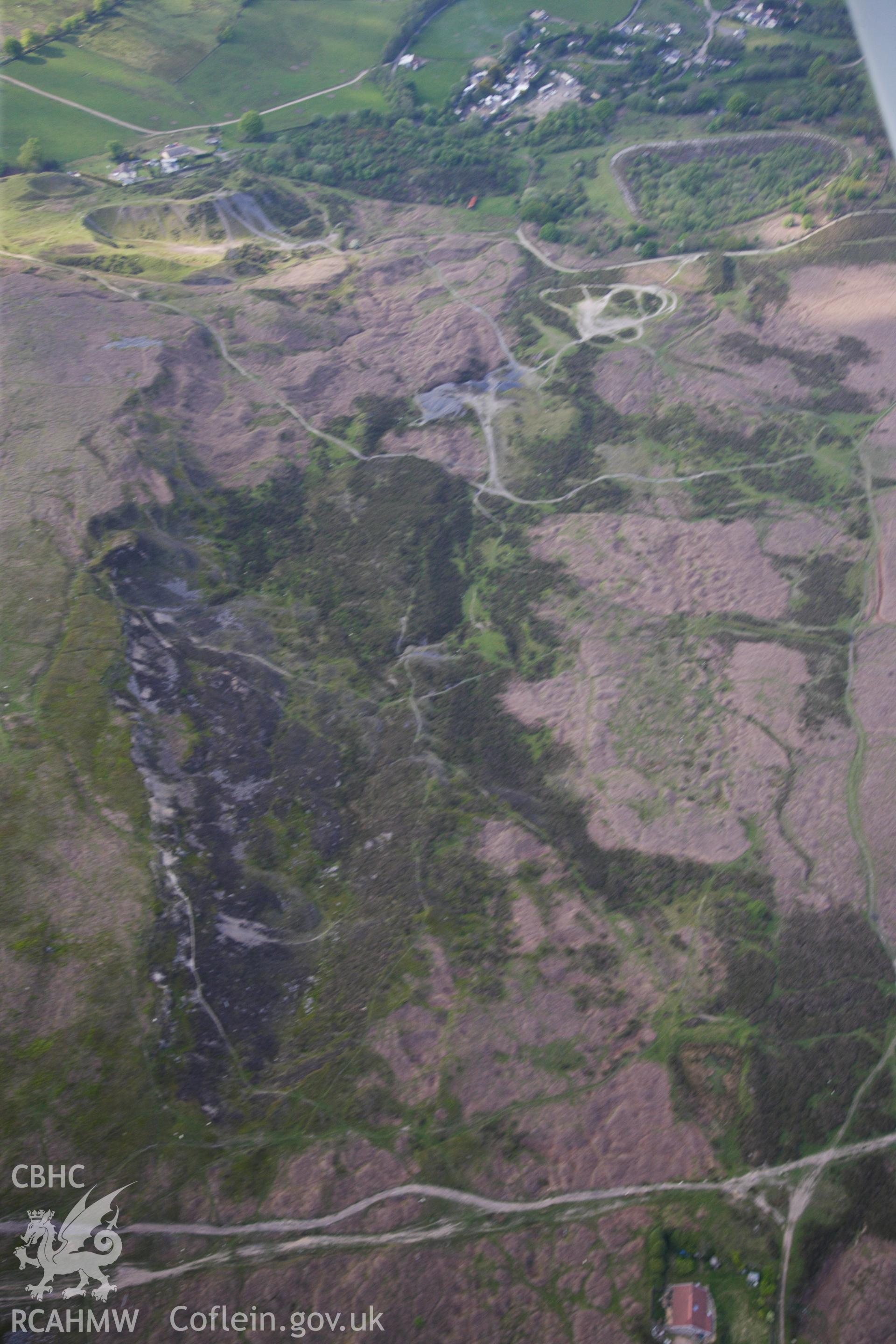 RCAHMW colour oblique photograph of Iron Ore Scouring, Upper Race, Pontypool. Taken by Toby Driver on 22/05/2012.