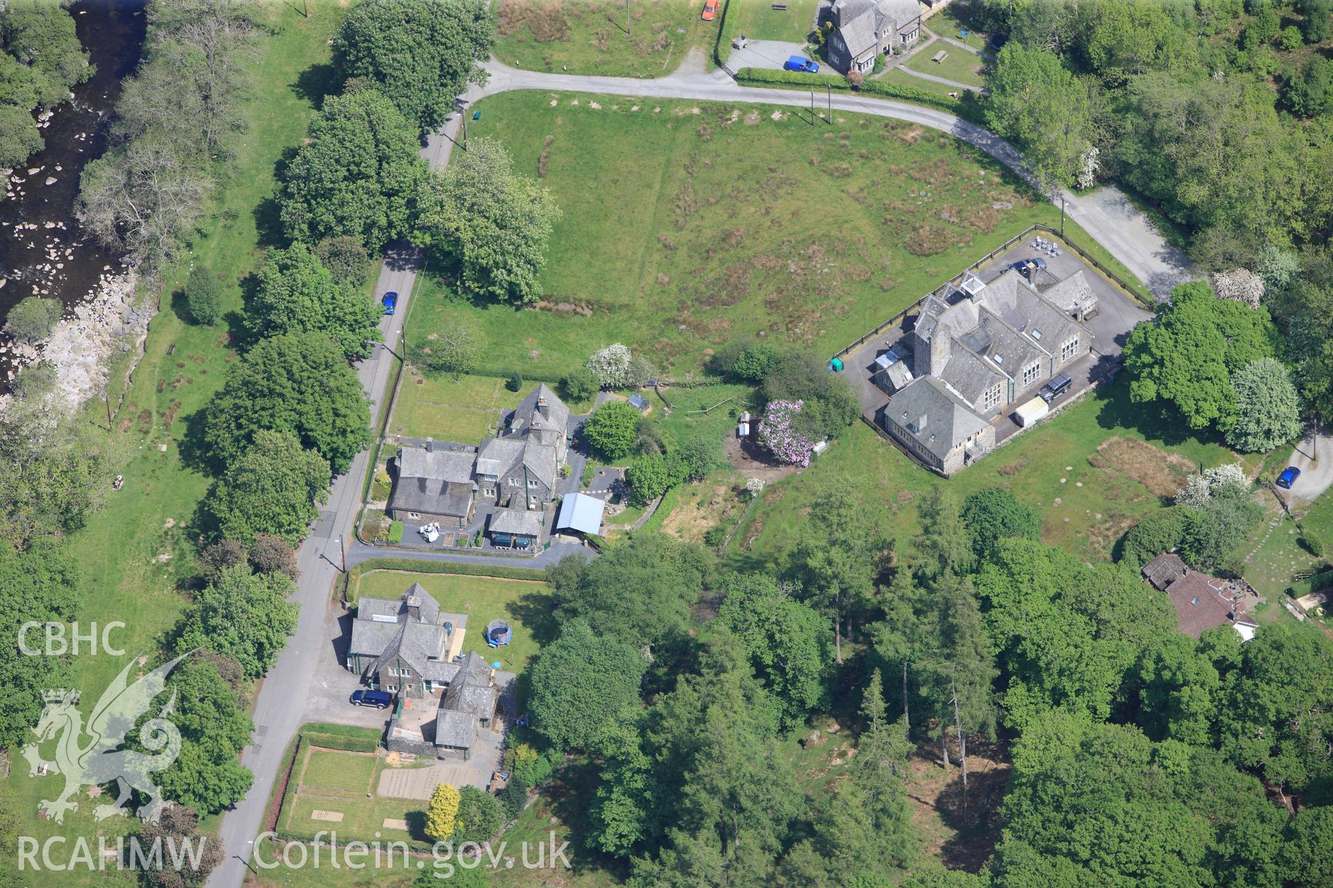 RCAHMW colour oblique photograph of Elan Valley House No: 4+5. Taken by Toby Driver on 28/05/2012.