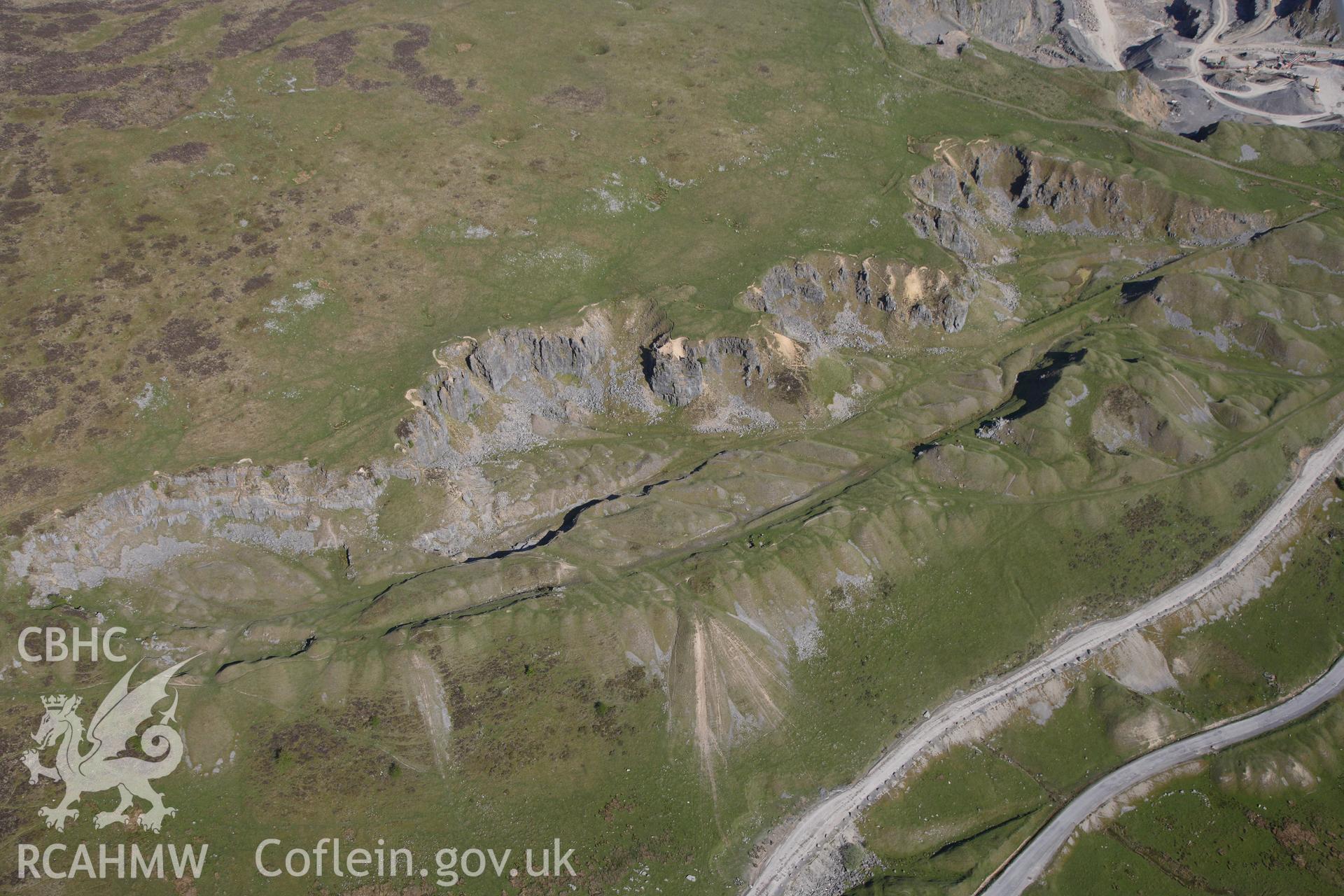 RCAHMW colour oblique photograph of Trefil Quarry North. Taken by Toby Driver on 22/05/2012.