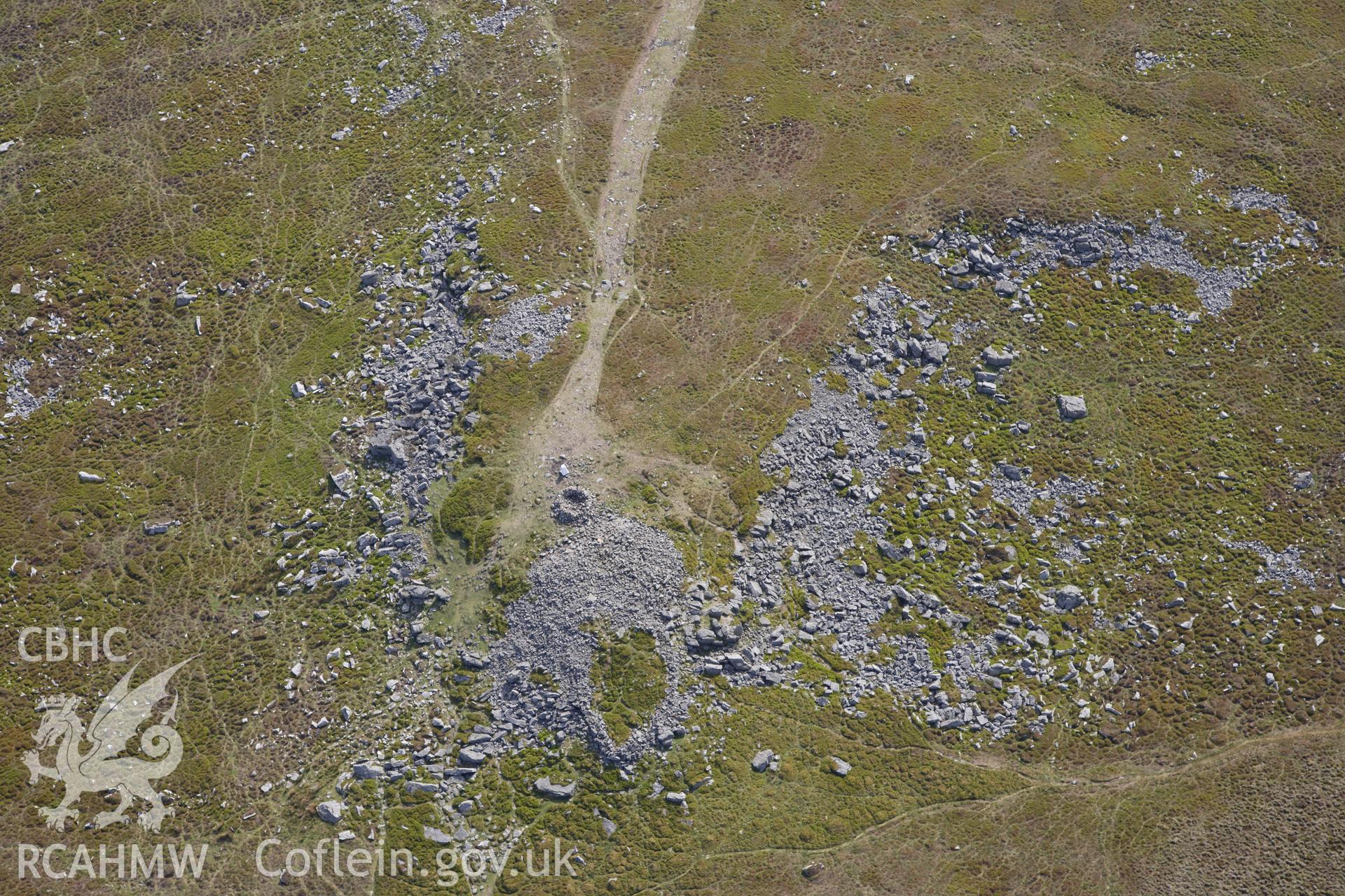 RCAHMW colour oblique photograph of Cairn on the Blorenge; Carn Blorenge. Taken by Toby Driver on 22/05/2012.