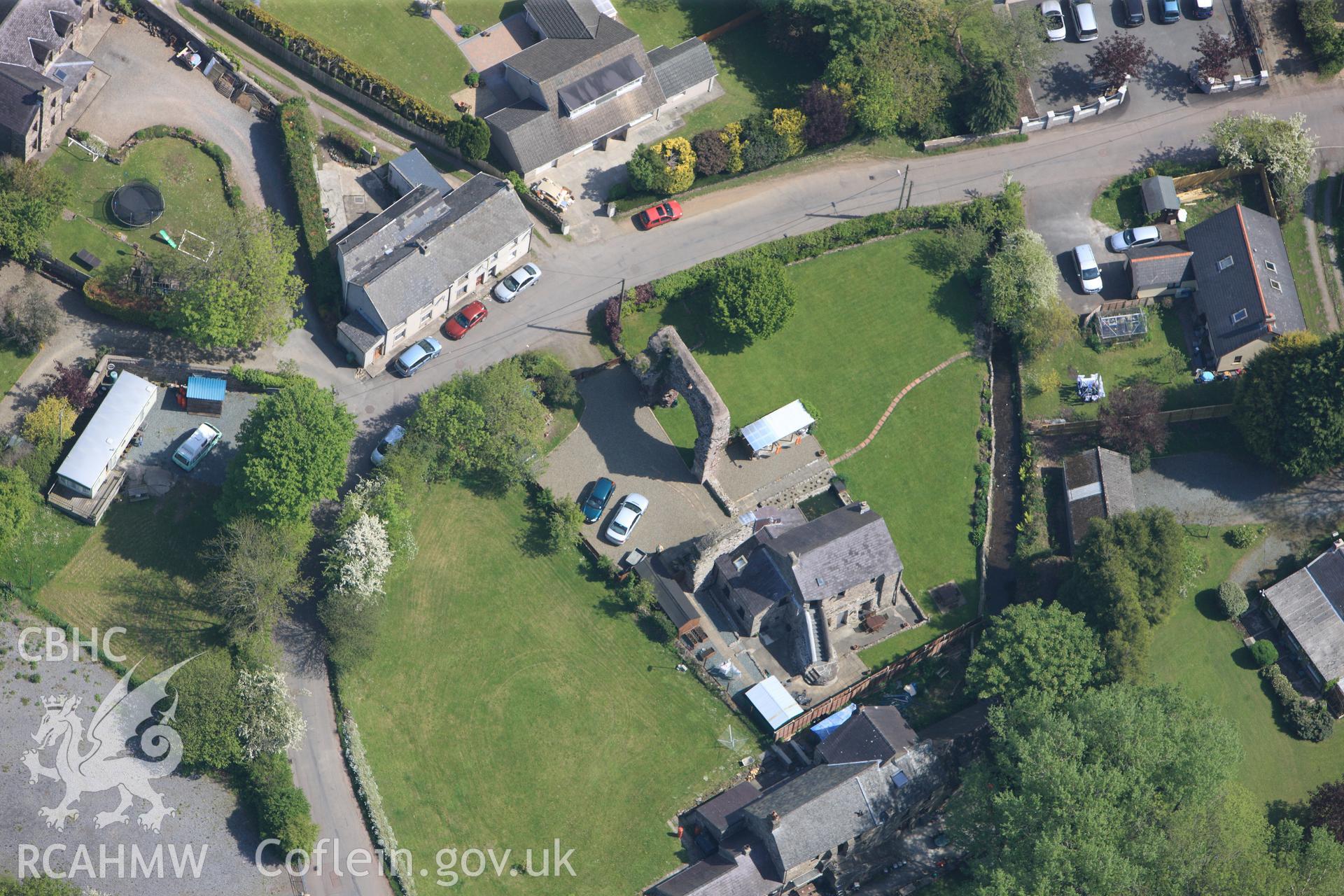 RCAHMW colour oblique photograph of Close view of Pill Priory (Priory of St Budoc and the Blessed Virgin), looking north east. Taken by Toby Driver on 24/05/2012.