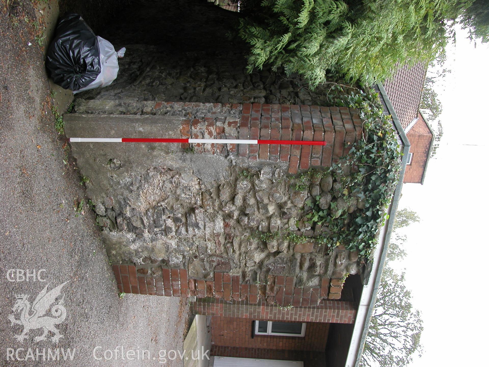 Digital image relating to archaeological desk-based assessment of Former Nursing Home and House, Llandaff, Glamorgan: looking south-west. CAP Report No. 338, Project No. 605.