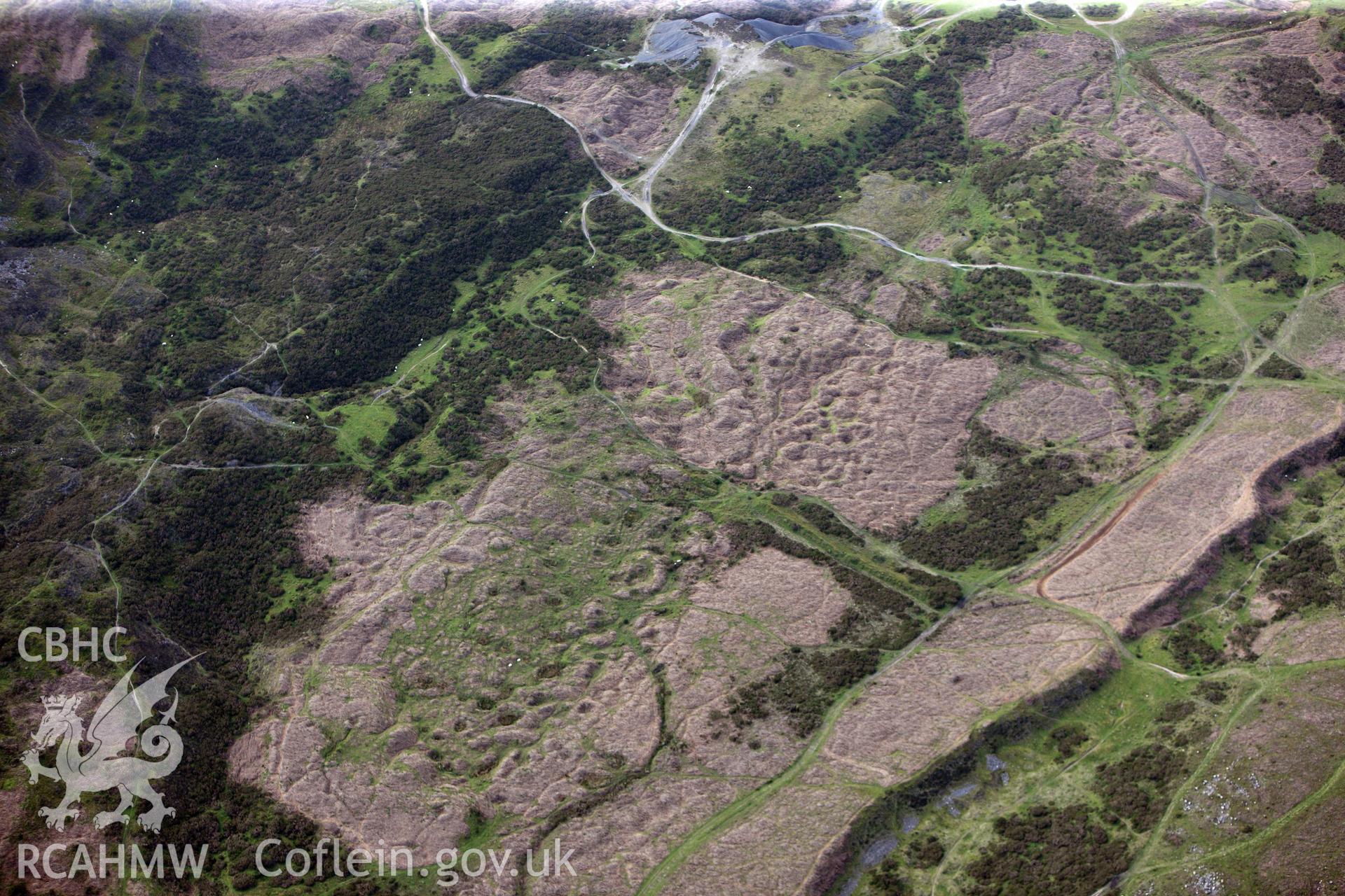 RCAHMW colour oblique photograph of Iron Ore Scouring, Upper Race, Pontypool. Taken by Toby Driver on 22/05/2012.