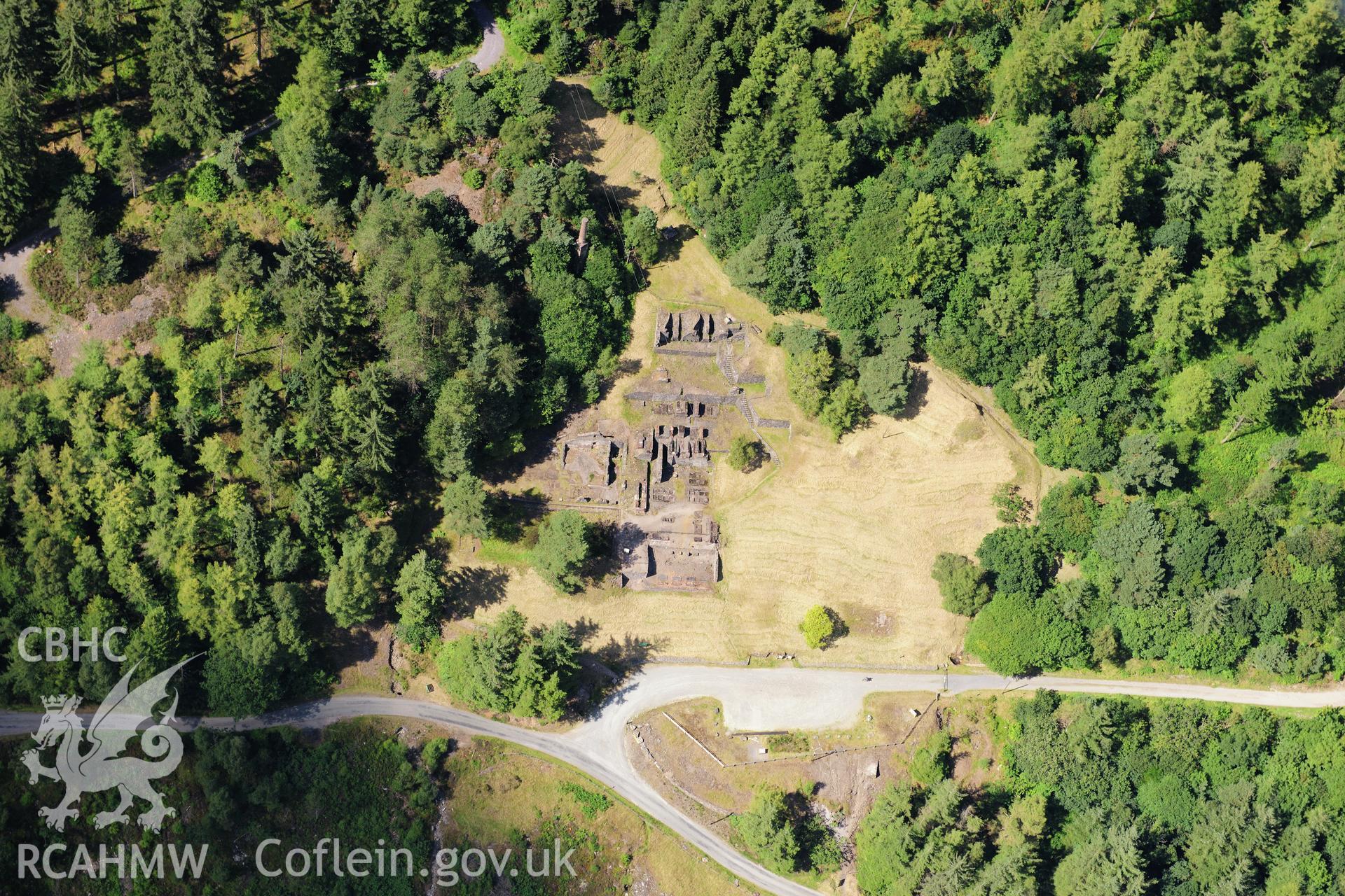 RCAHMW colour oblique photograph of Hafna lead mine, viewed from the south-east. Taken by Toby Driver on 10/08/2012.