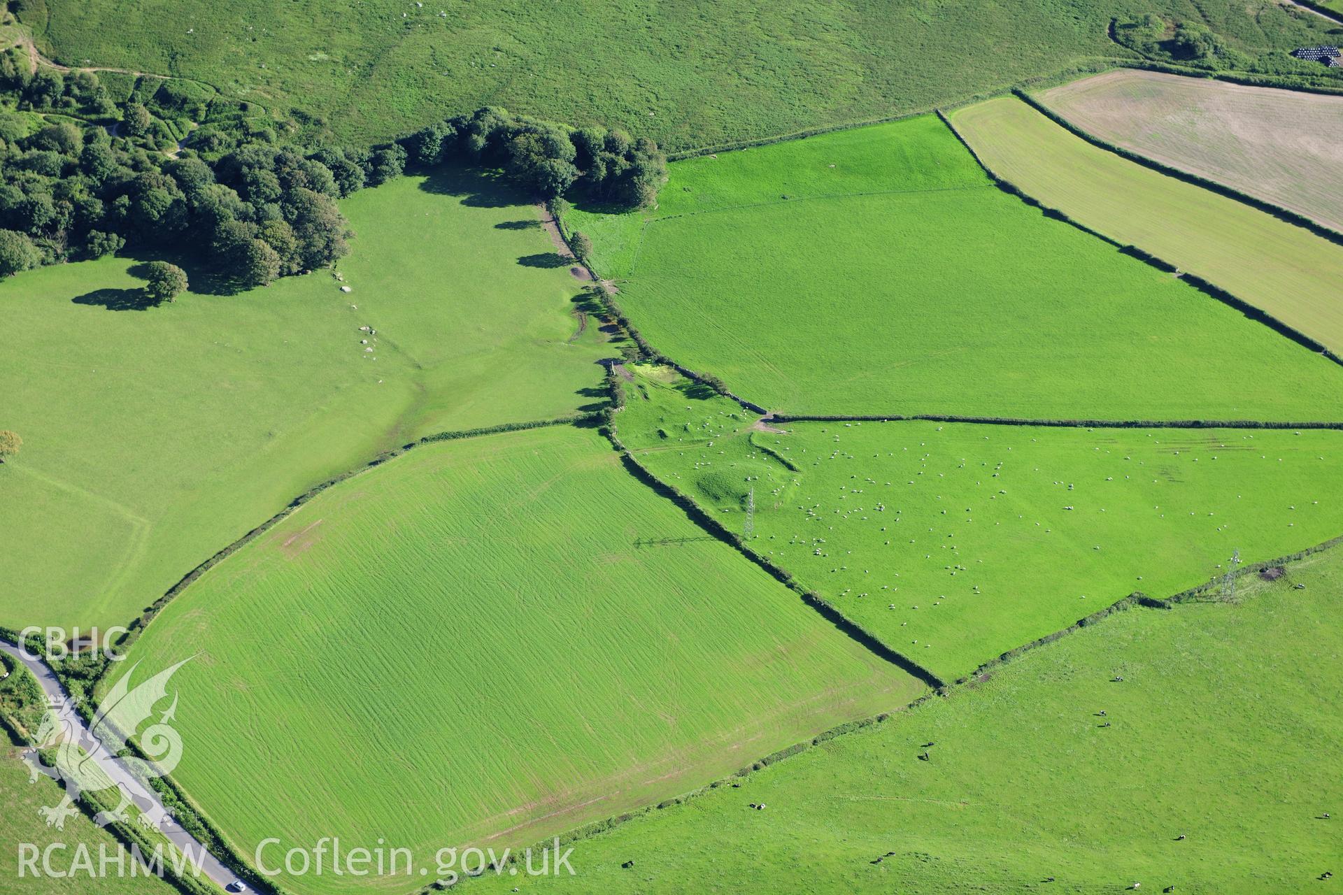 RCAHMW colour oblique photograph of Stormy Castle. Taken by Toby Driver on 24/07/2012.