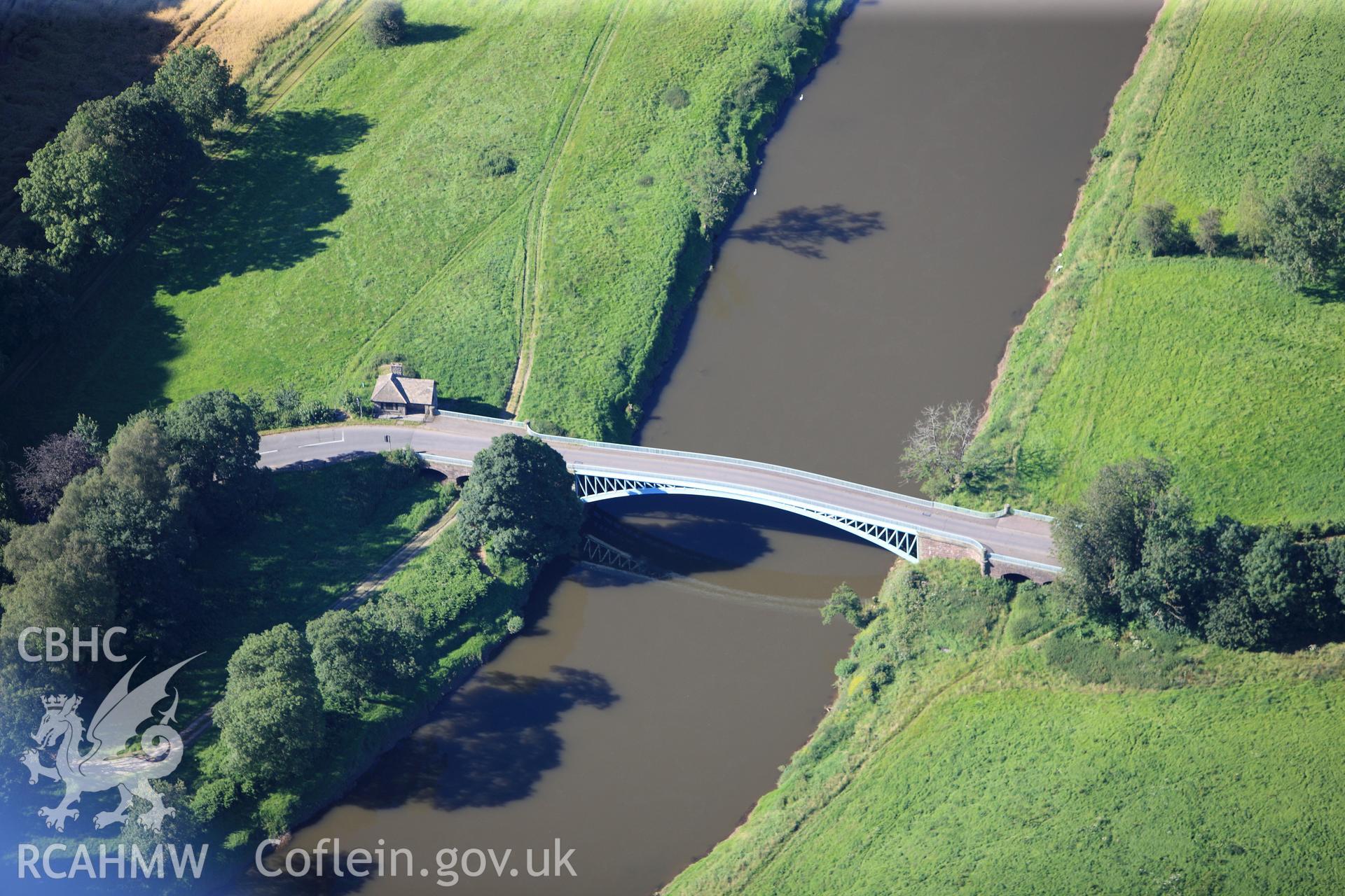 RCAHMW colour oblique photograph of Bigsweir Bridge. Taken by Toby Driver on 24/07/2012.