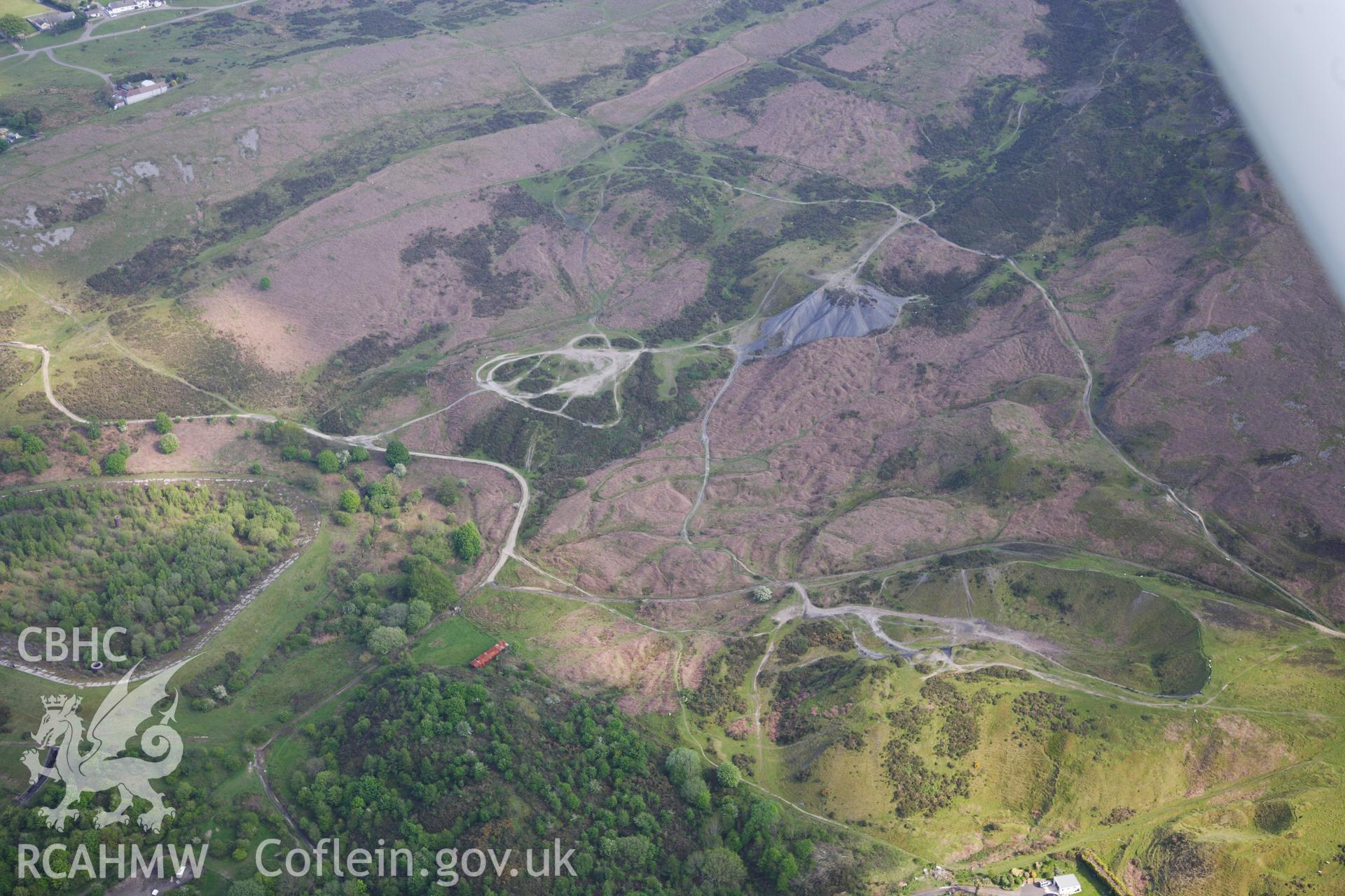 RCAHMW colour oblique photograph of Iron Ore Scouring, Upper Race, Pontypool. Taken by Toby Driver on 22/05/2012.