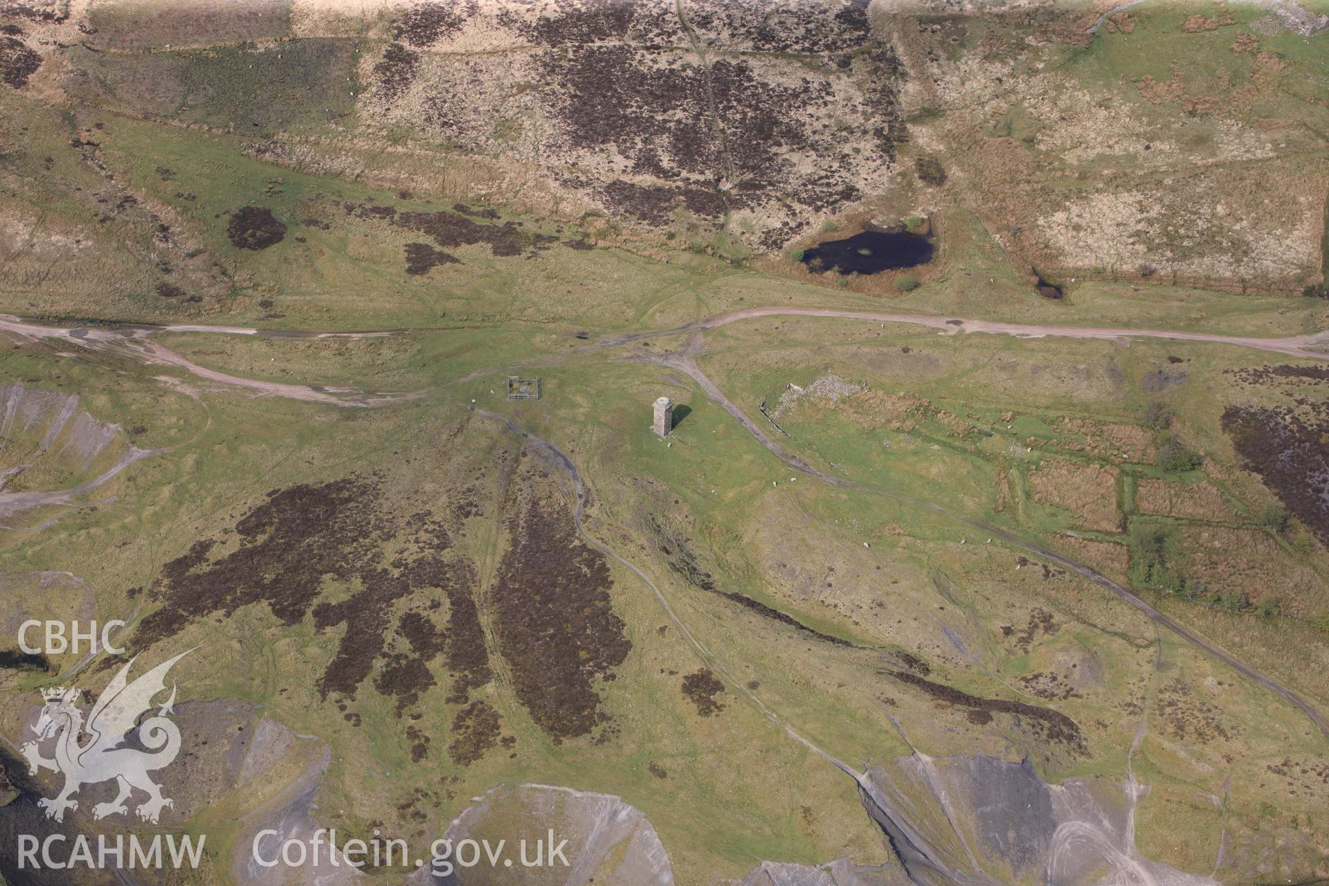 RCAHMW colour oblique photograph of Hill Pits, Blaenavon. Taken by Toby Driver on 22/05/2012.