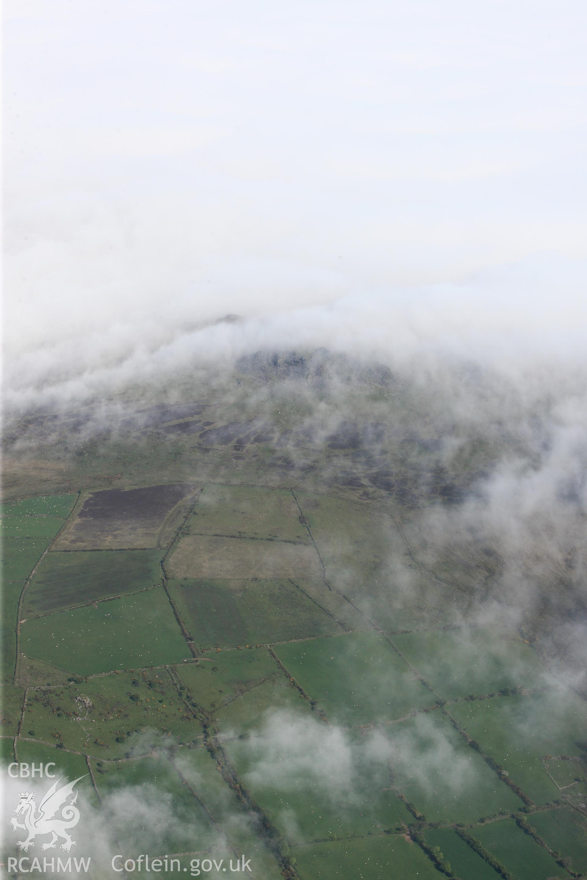 RCAHMW colour oblique photograph of General view of Carn Menyn bluestone outcrop, looking north west. Taken by Toby Driver on 24/05/2012.