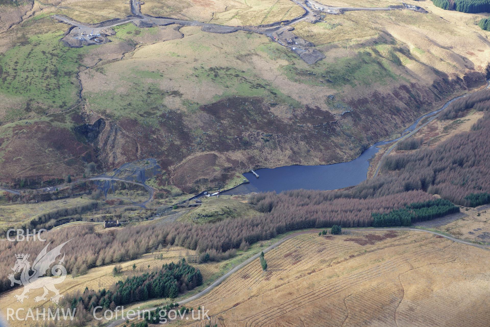 RCAHMW colour oblique photograph of Castell Nos Motte. Taken by Toby Driver on 28/11/2012.