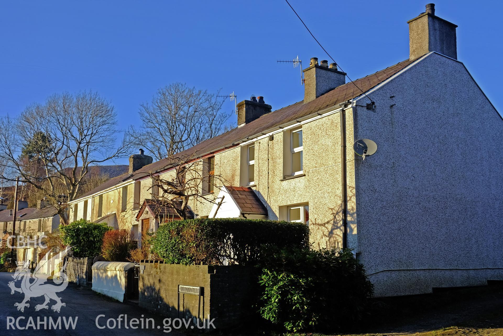 Colour photograph showing a view of Tai Nantlle, Nantlle taken from the west, produced by Richard Hayman 26th January 2017