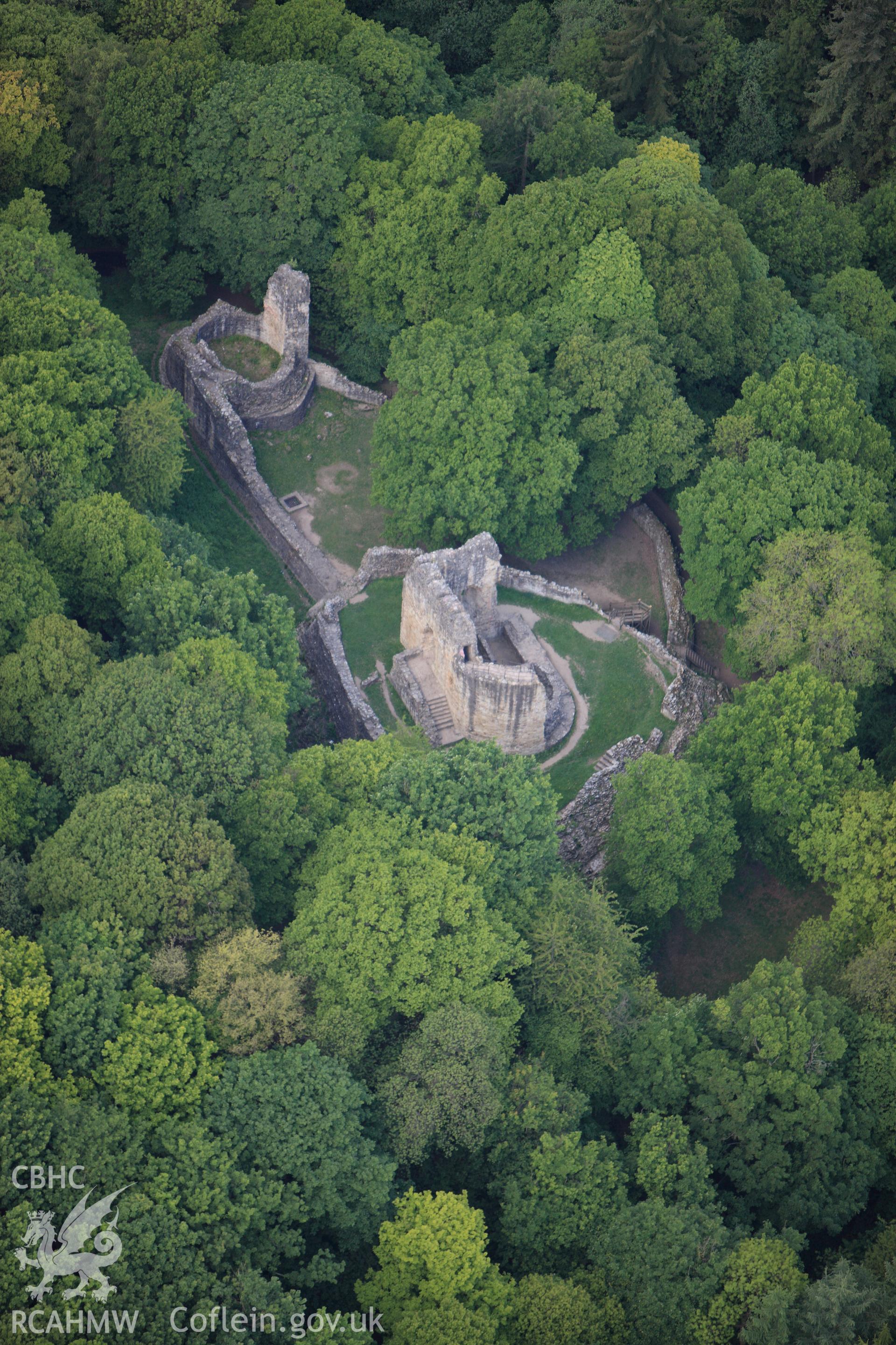 RCAHMW colour oblique photograph of Ewloe Castle. Taken by Toby Driver on 27/05/2010.