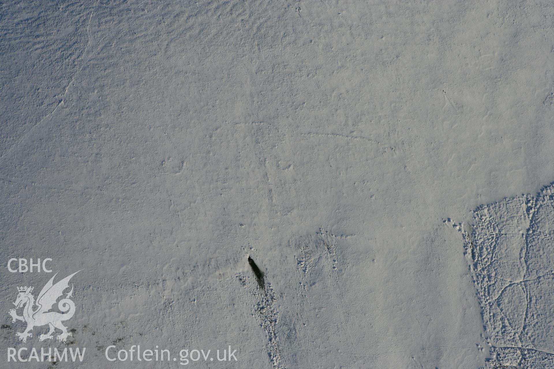 RCAHMW colour oblique photograph of Carn Ingli Open Settlement. Taken by Toby Driver on 01/12/2010.