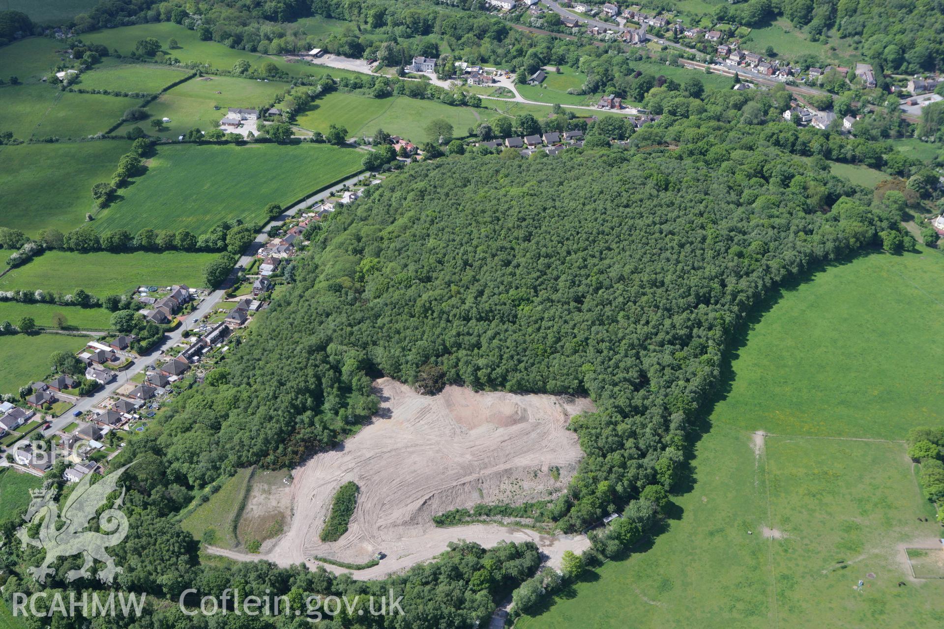 RCAHMW colour oblique photograph of Caer Estyn hillfort. Taken by Toby Driver on 27/05/2010.