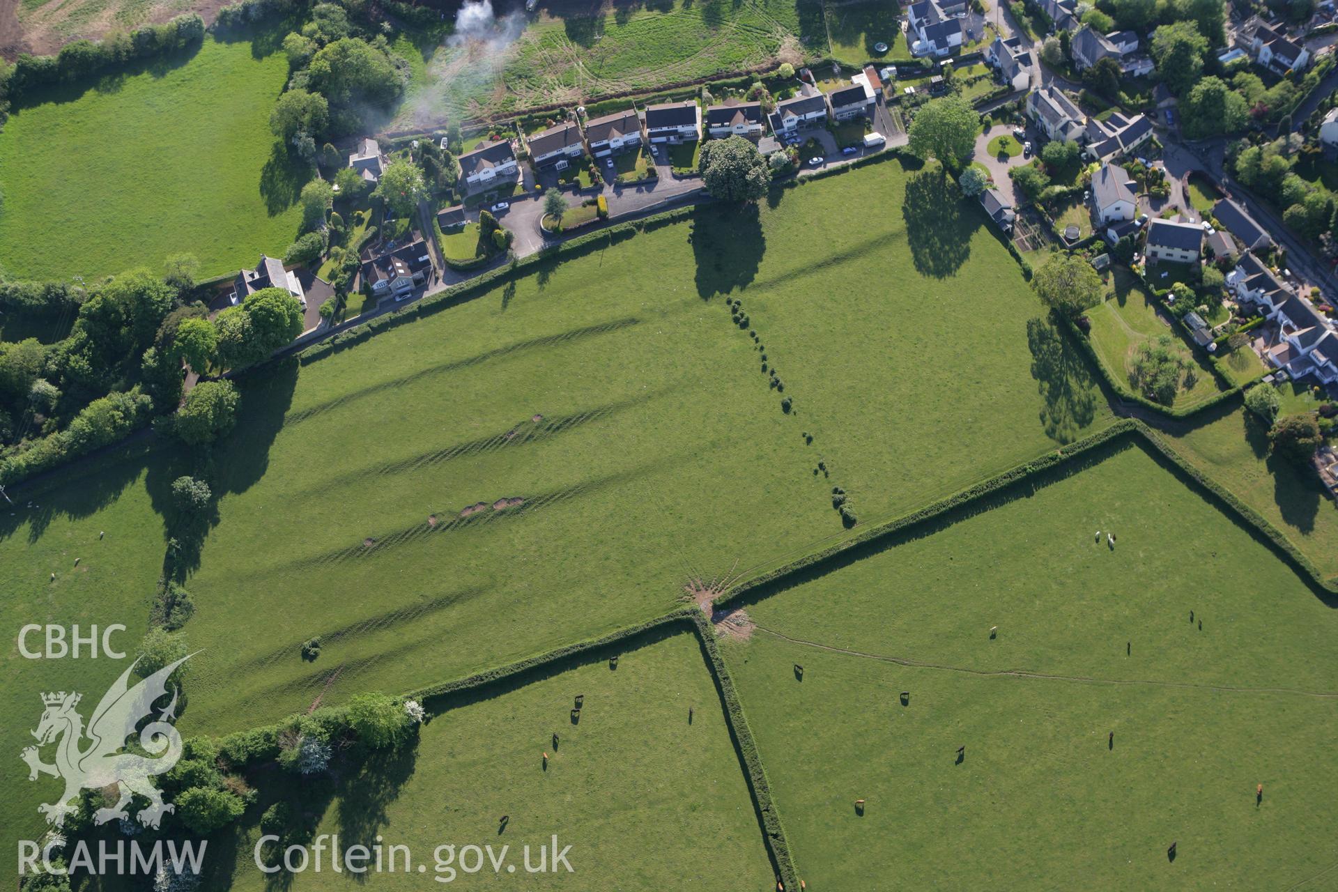 RCAHMW colour oblique photograph of Llanblethian Strip Fields. Taken by Toby Driver on 24/05/2010.